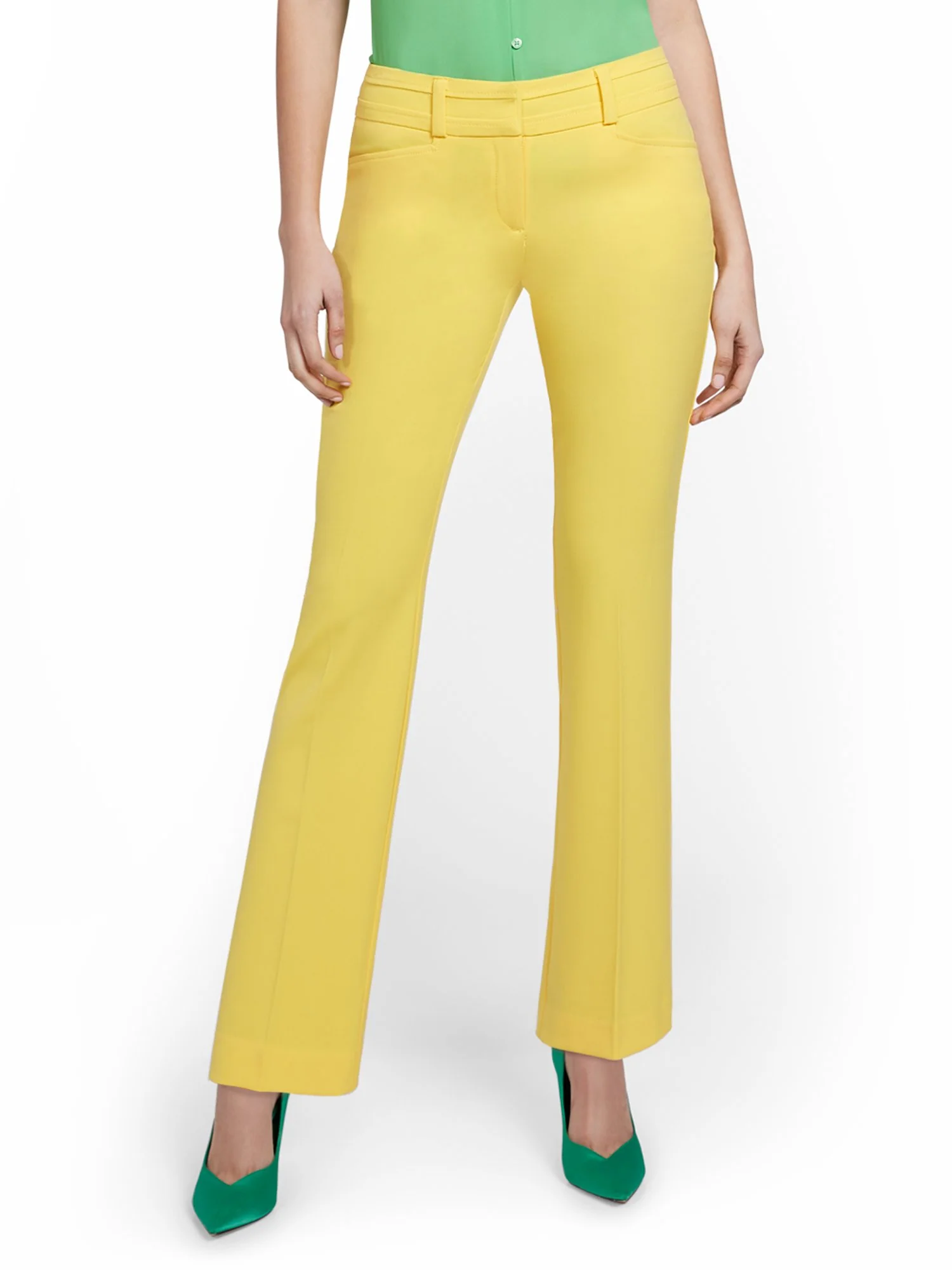Tall Mid-Rise Modern Fit Barely Bootcut Pant  - Essential Stretch - Image 11