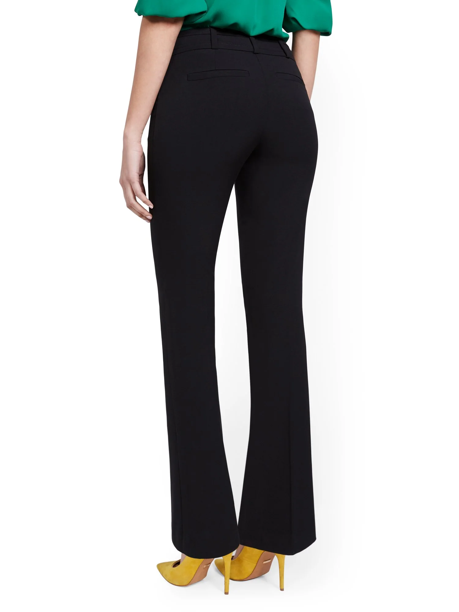 Tall Mid-Rise Modern Fit Barely Bootcut Pant  - Essential Stretch - Image 3