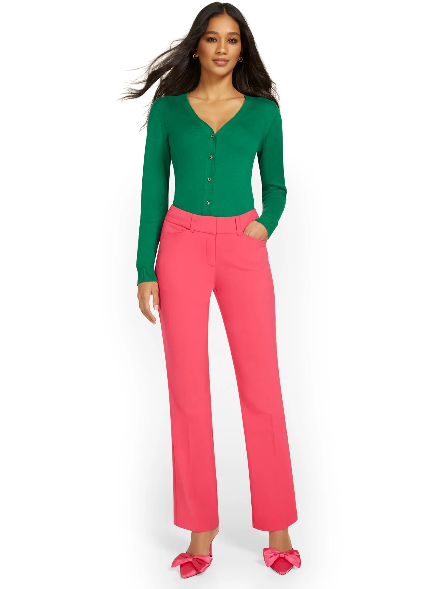 Tall Mid-Rise Modern Fit Bootcut Pant - Essential Stretch - Image 22