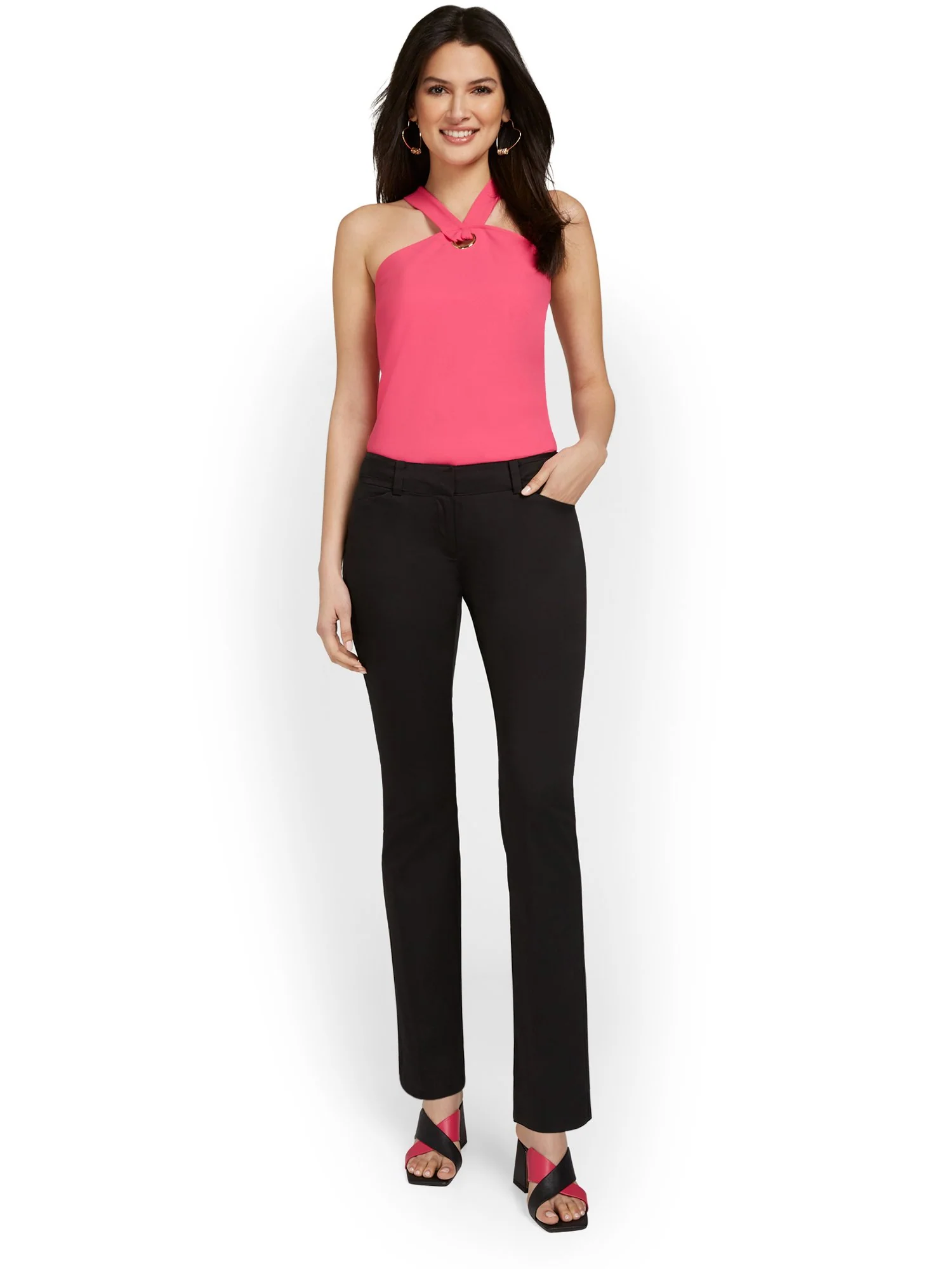 Tall Mid-Rise Straight-Leg Pant - Image 4