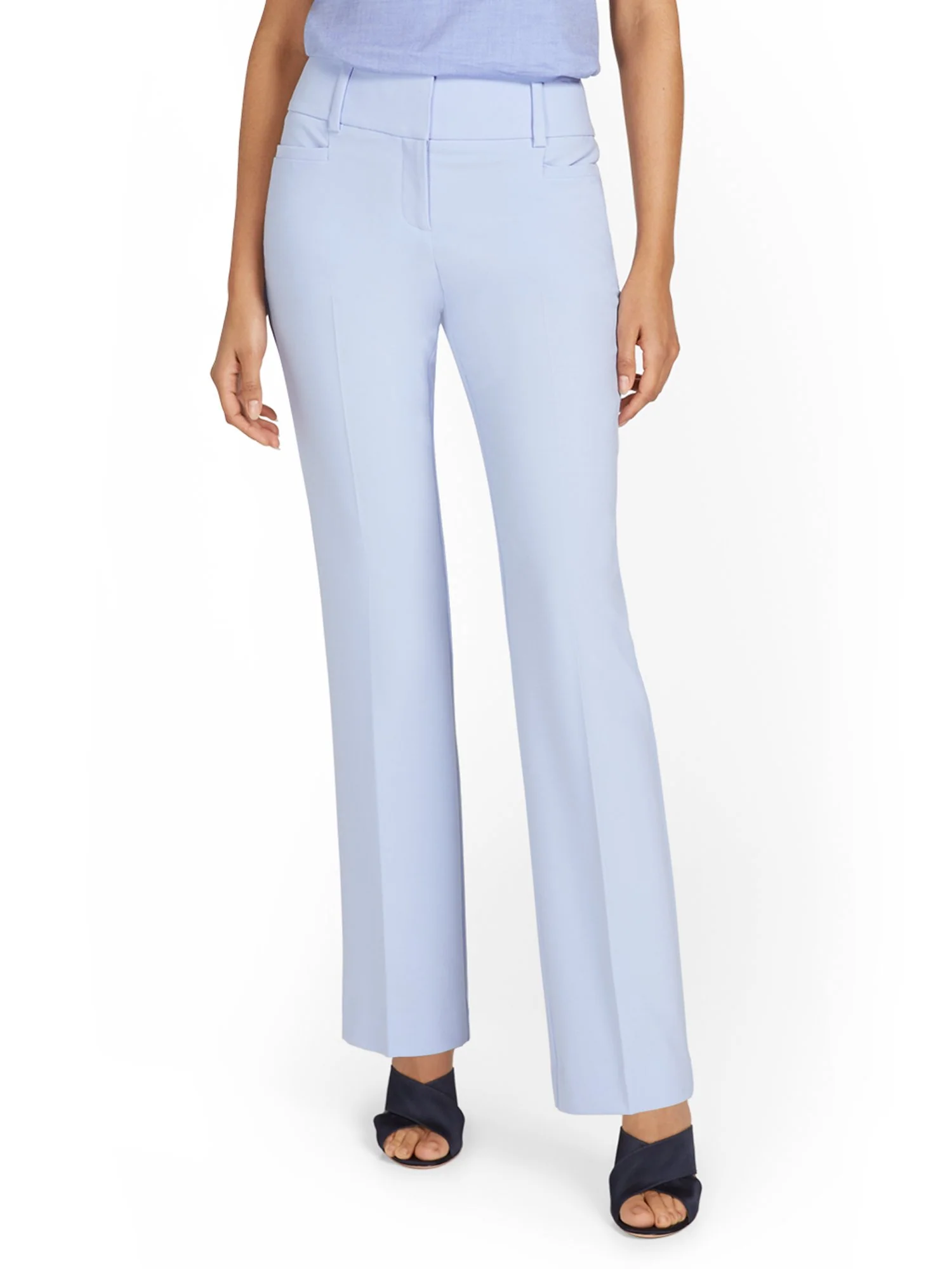 Tall Mid-Rise Straight-Leg Pant - Essential Stretch - 7th Avenue - Image 15
