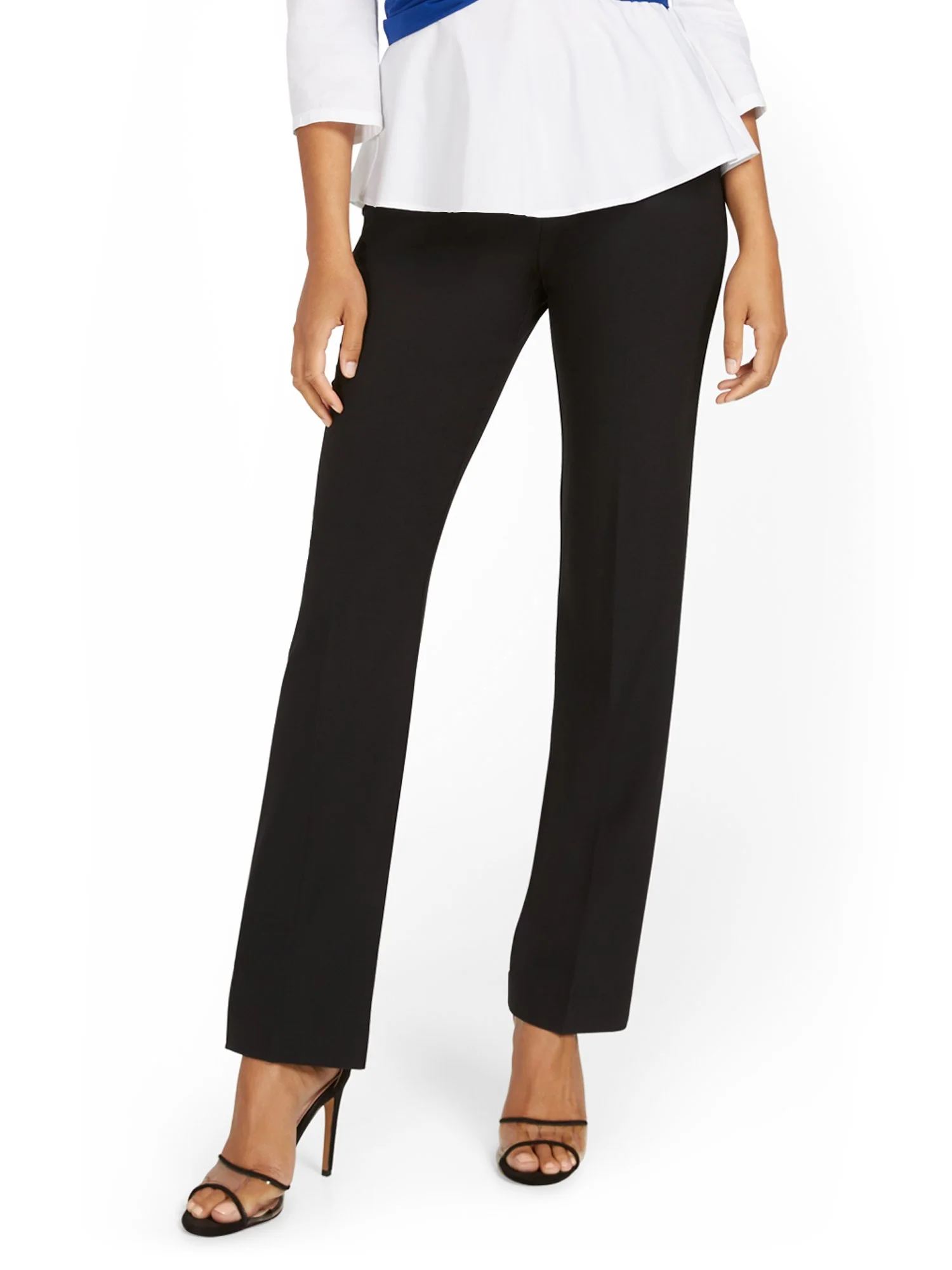 Tall Mid-Rise Straight-Leg Pant - Essential Stretch - 7th Avenue - Image 2