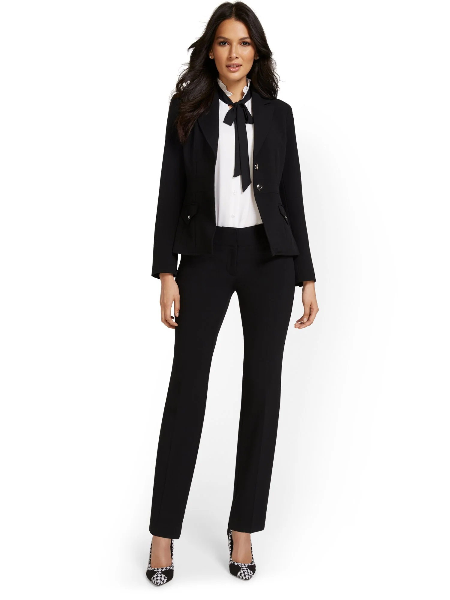 Tall Mid-Rise Straight-Leg Pant - Essential Stretch - 7th Avenue - Image 4