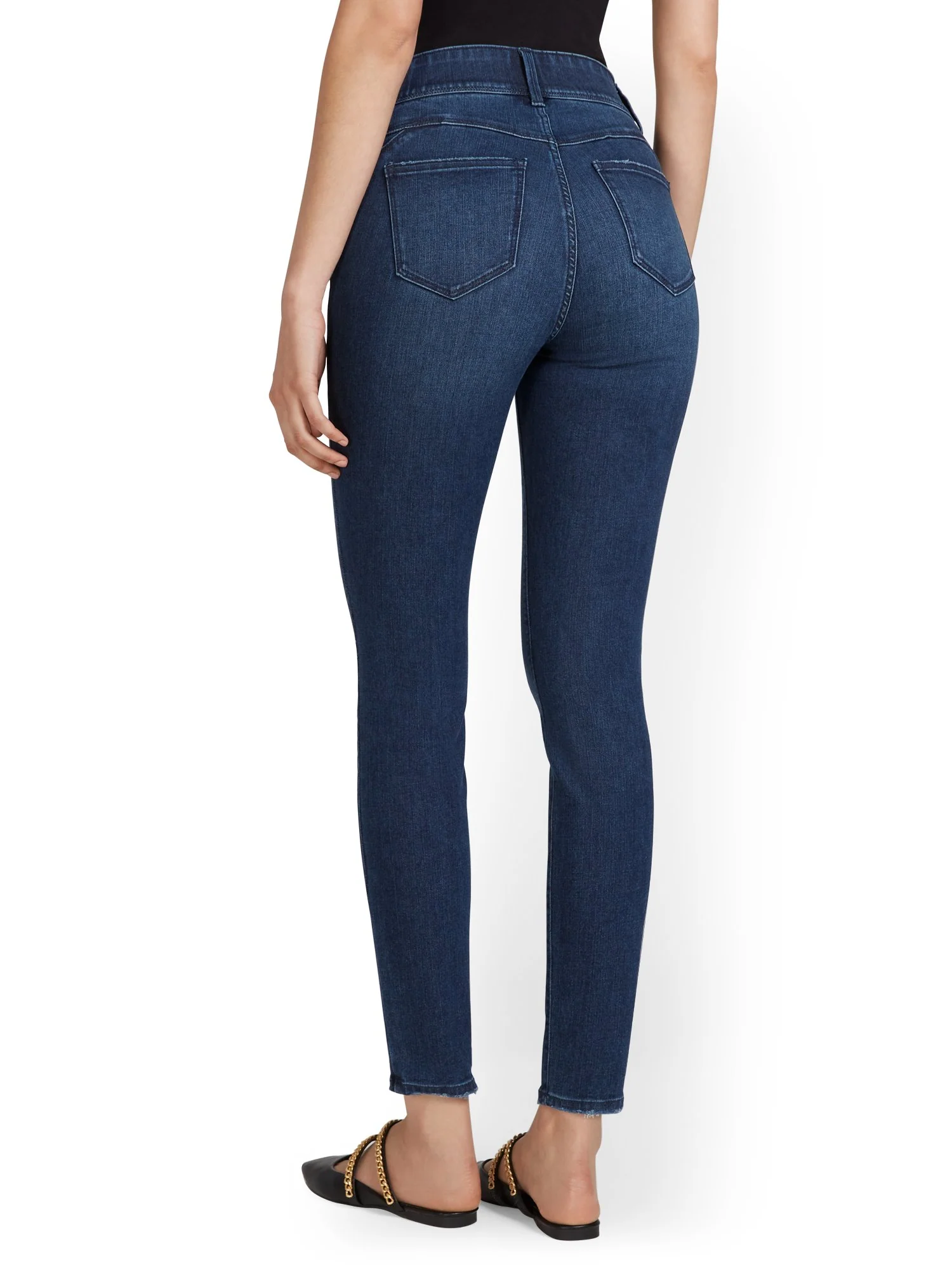 Tall Mya Curvy Ultra High-Waisted Super-Skinny Boost Jeans - Hamilton Wash - Image 3
