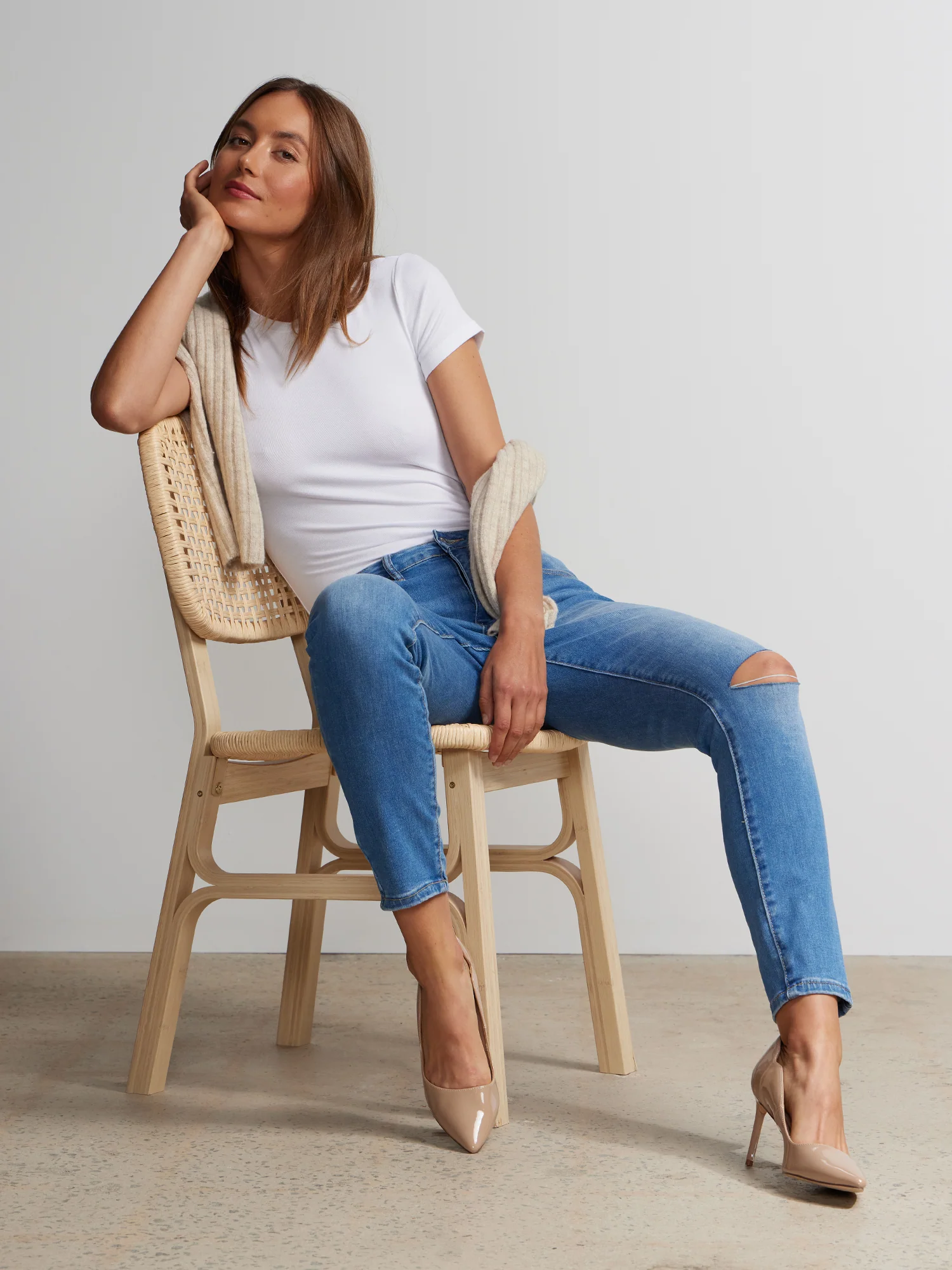 Tall Perfect Fit High Rise Ankle Skinny Jeans - Image 2