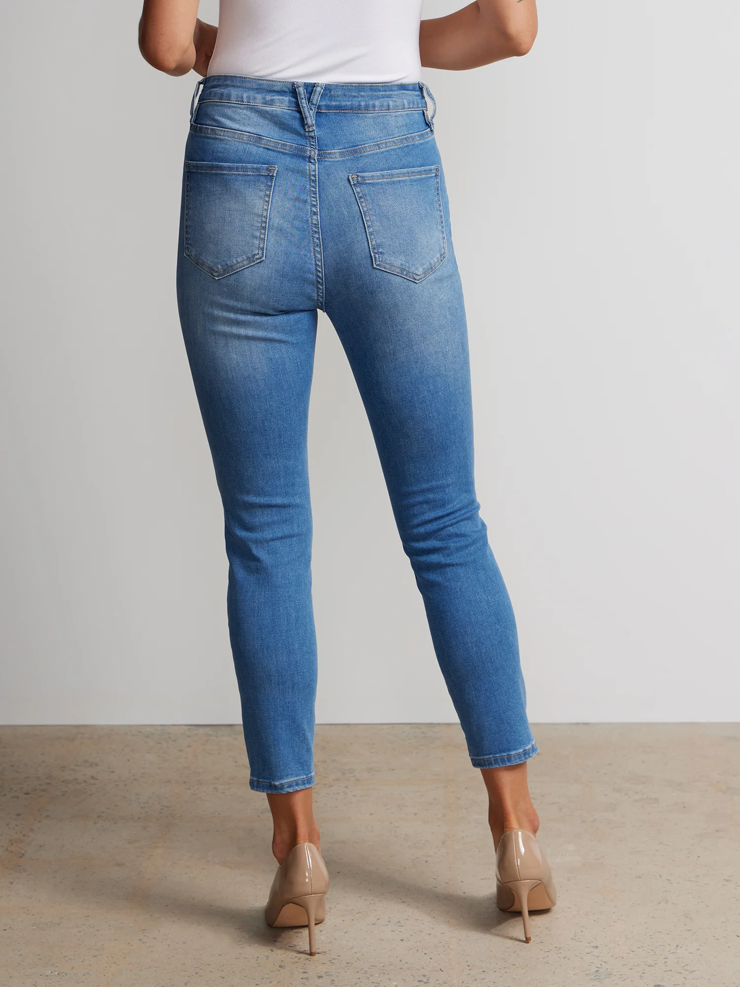 Tall Perfect Fit High Rise Ankle Skinny Jeans - Image 4