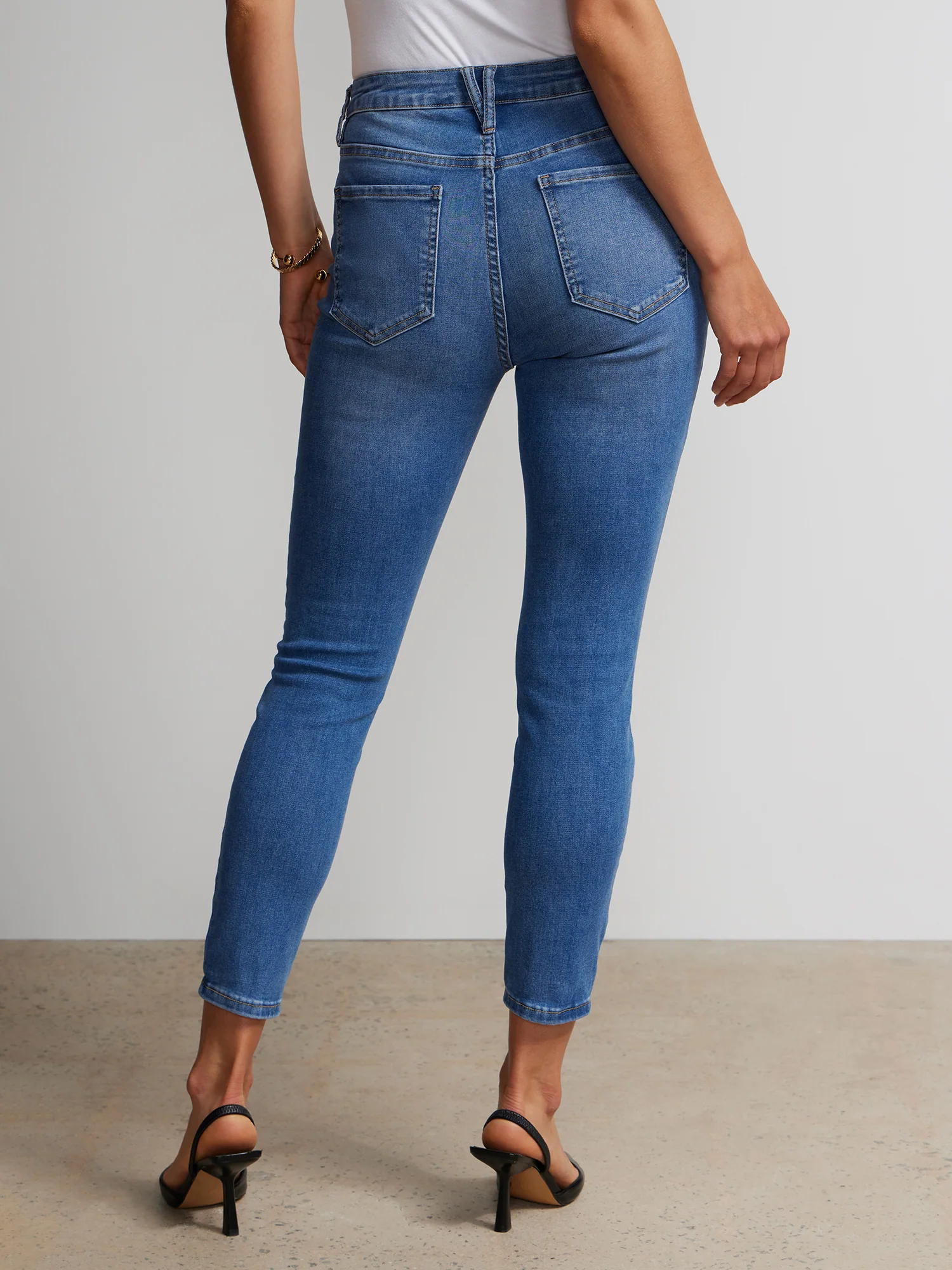 Tall Perfect Fit Mid Rise Ankle Skinny Jeans - Image 3
