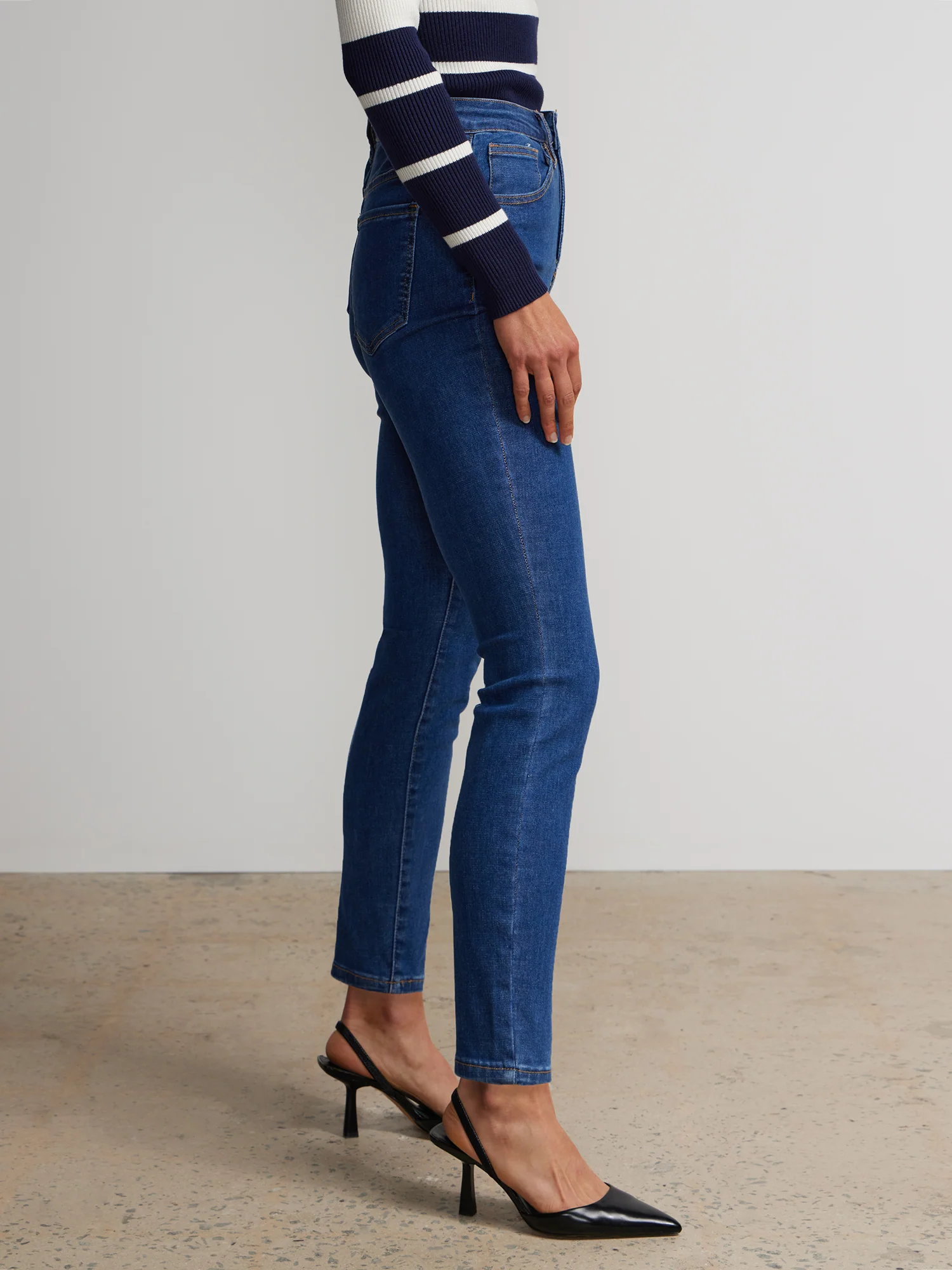 Tall Perfect Fit Mid Rise Skinny Ankle Jeans - Image 2