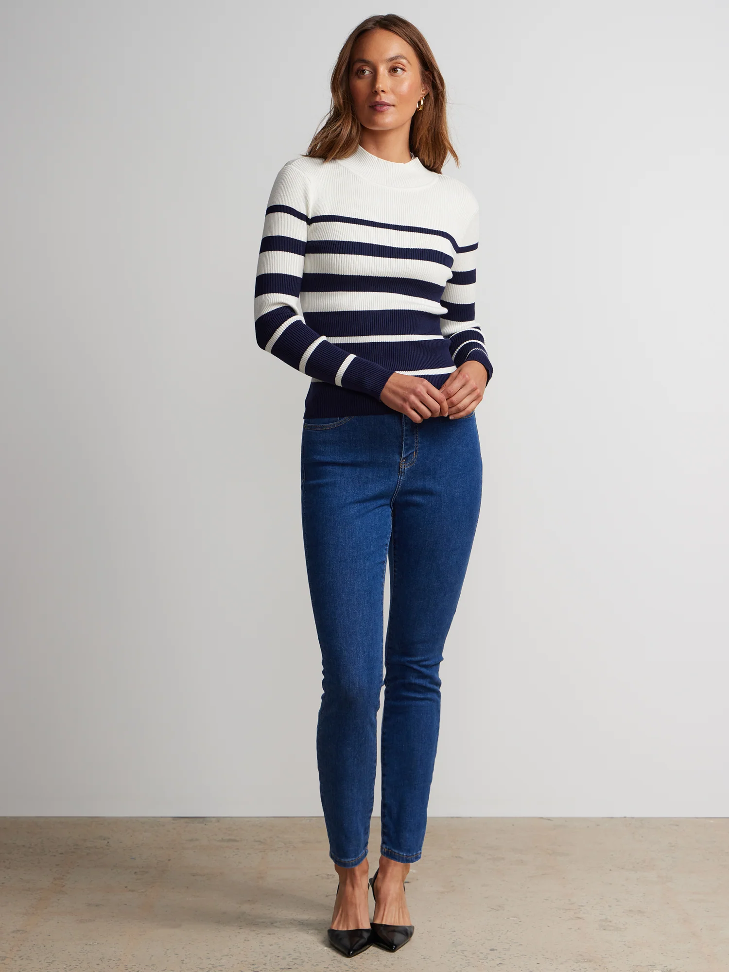 Tall Perfect Fit Mid Rise Skinny Ankle Jeans - Image 4