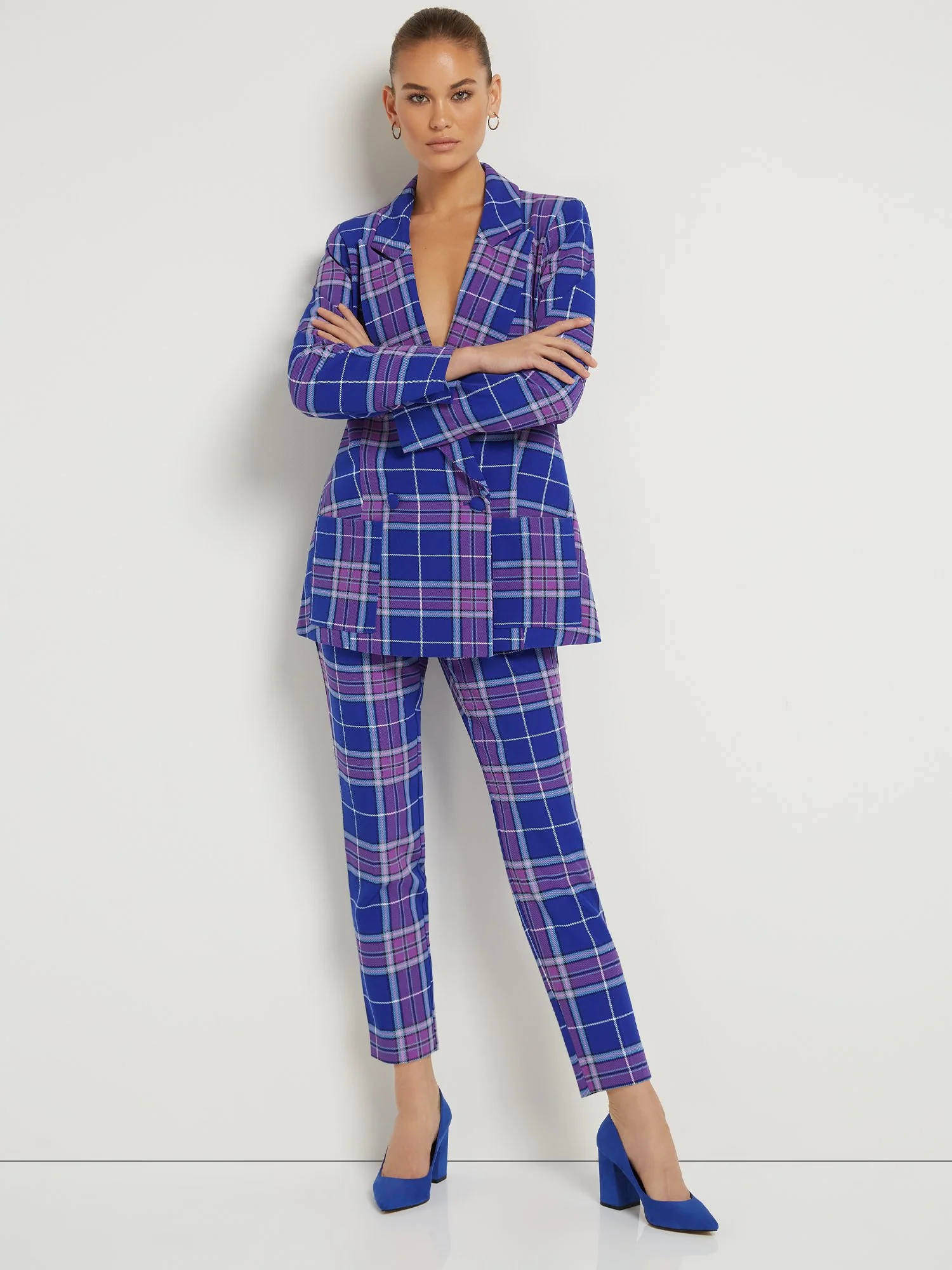 Tall Plaid Ankle Pant - Image 2