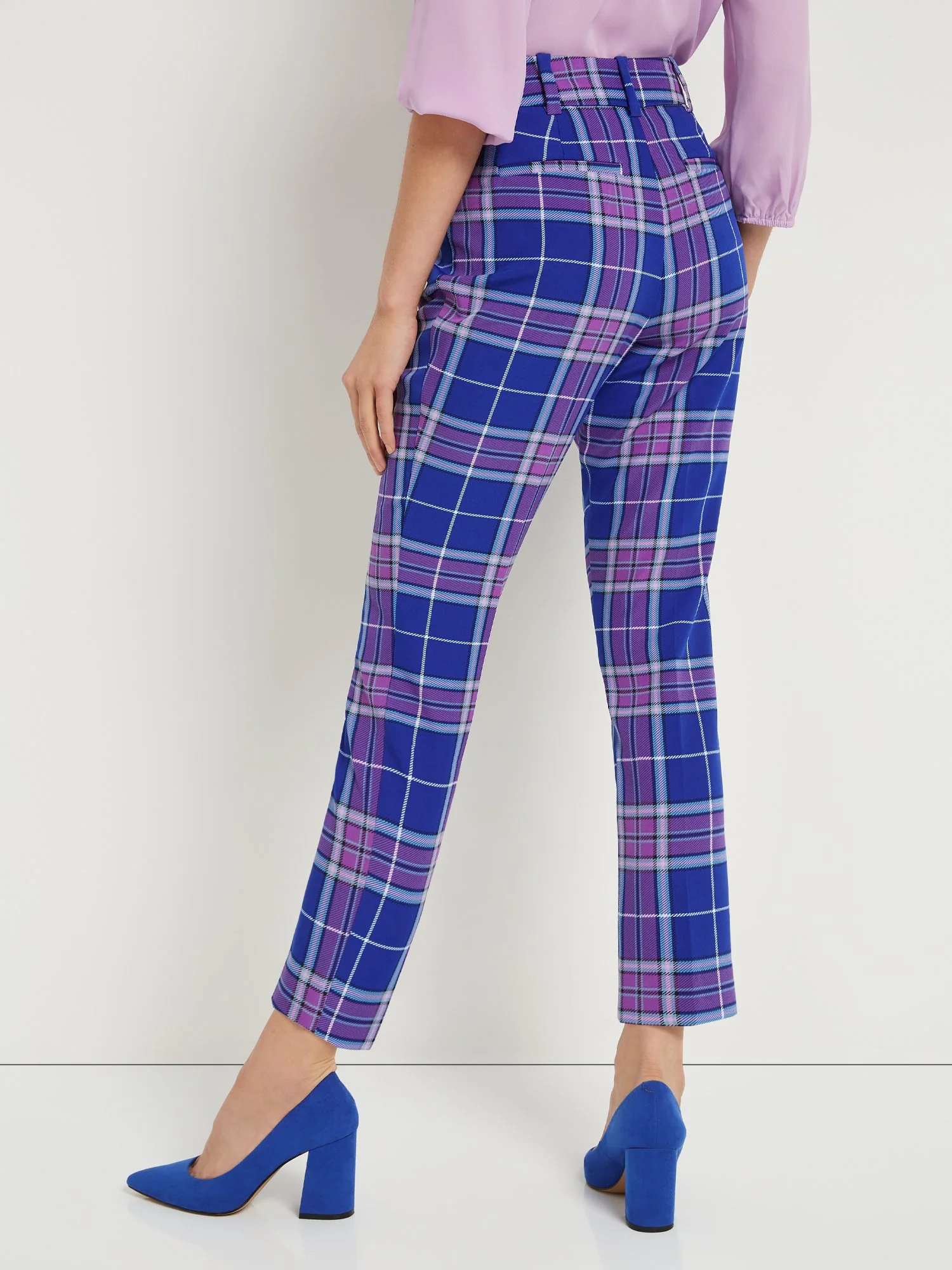 Tall Plaid Ankle Pant - Image 3