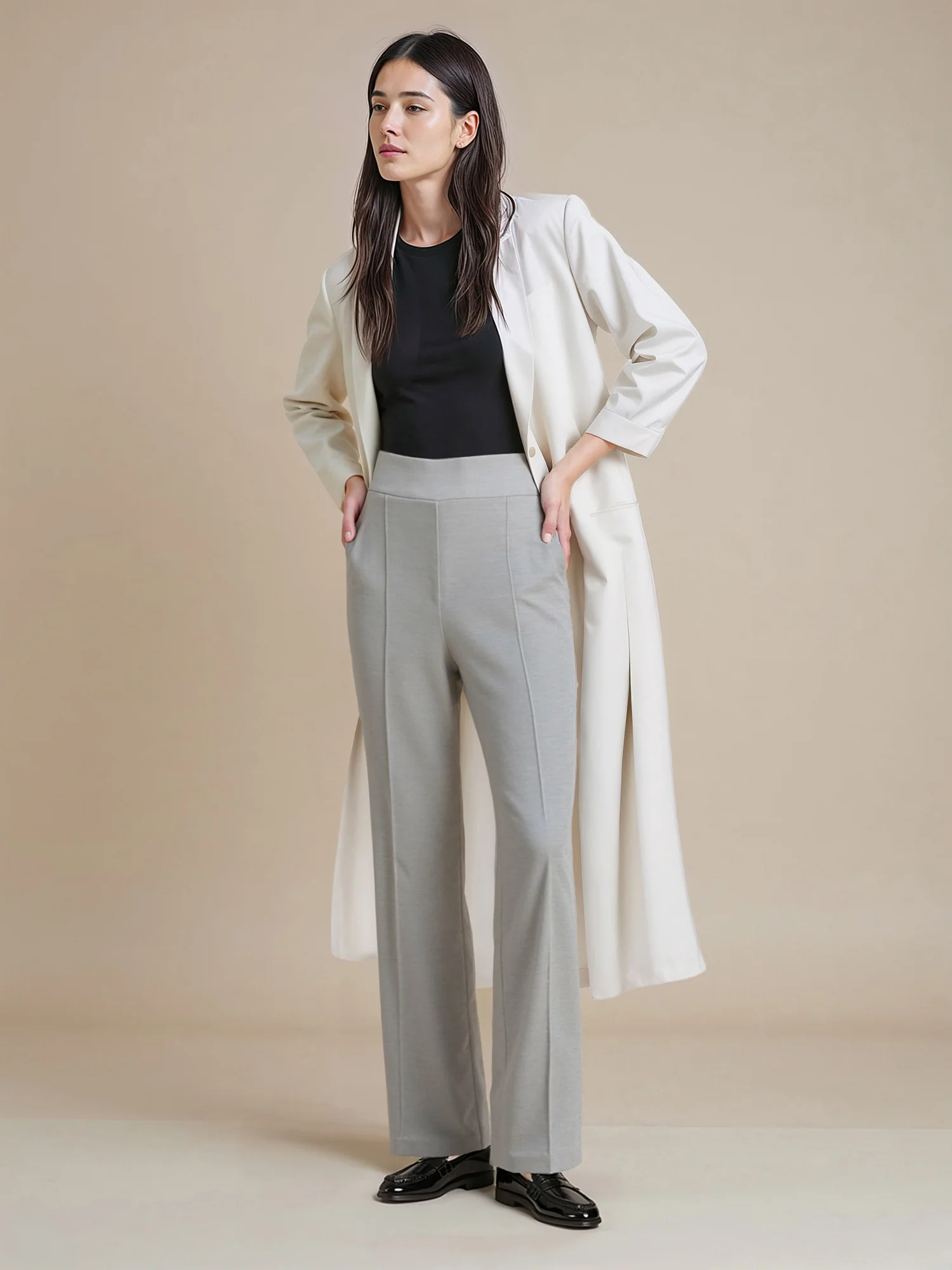 Tall Ponte Bootcut Mid Rise Pant - Image 12