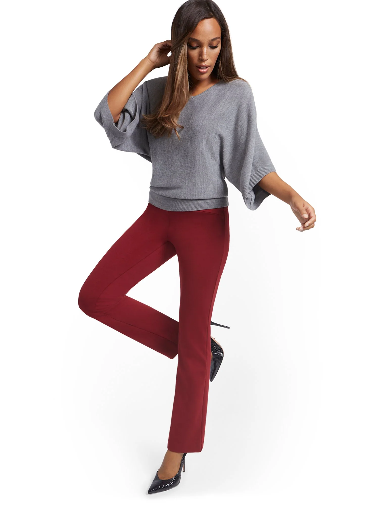 Tall Pull-On Straight-Leg Pant - Superflex - Image 10