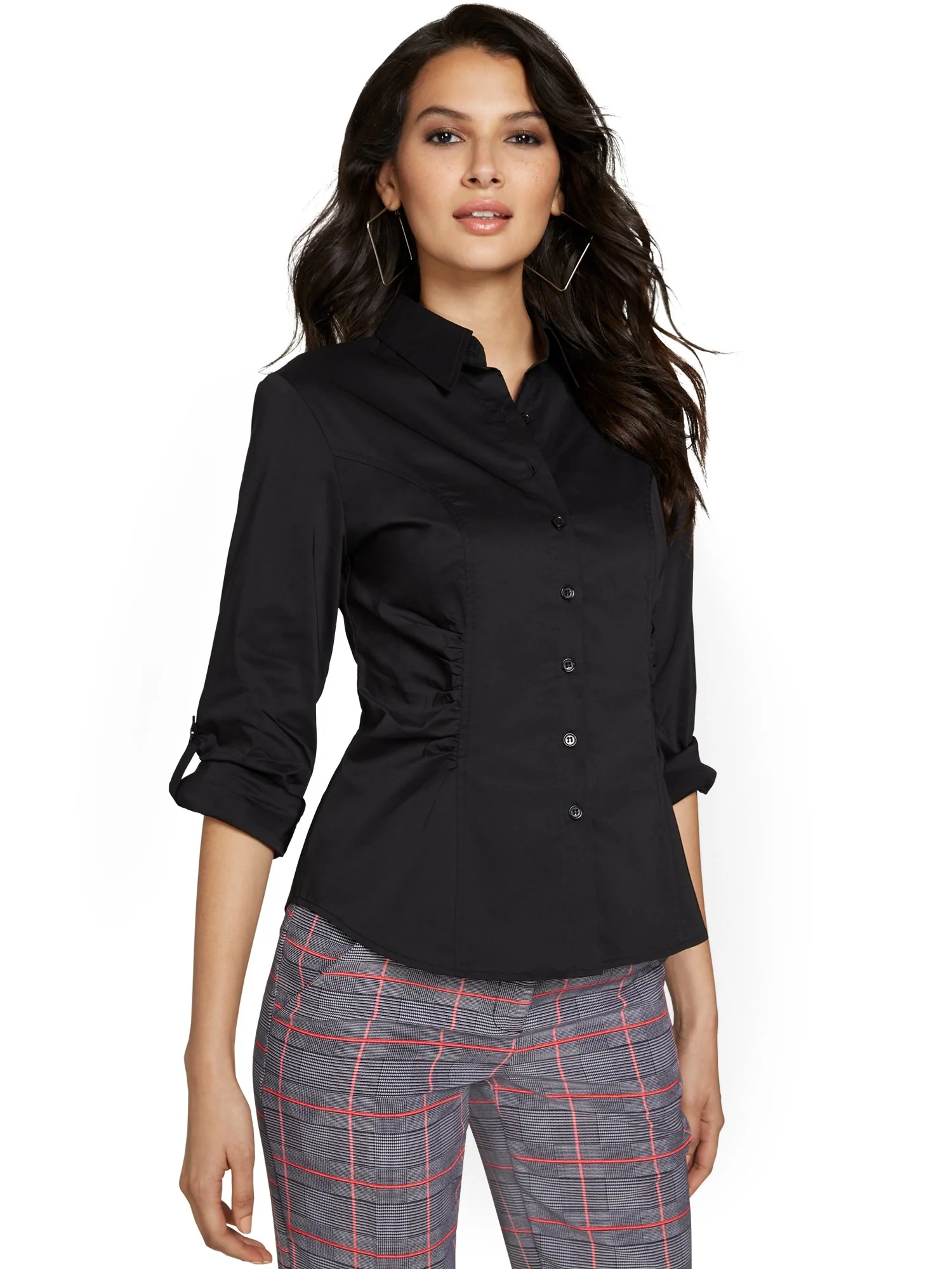 Tall Ruched-Waist Madison Shirt