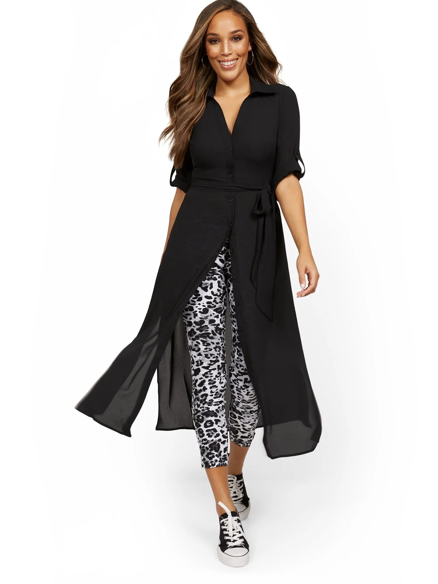 Tall Semi-Sheer Maxi Top - Image 2