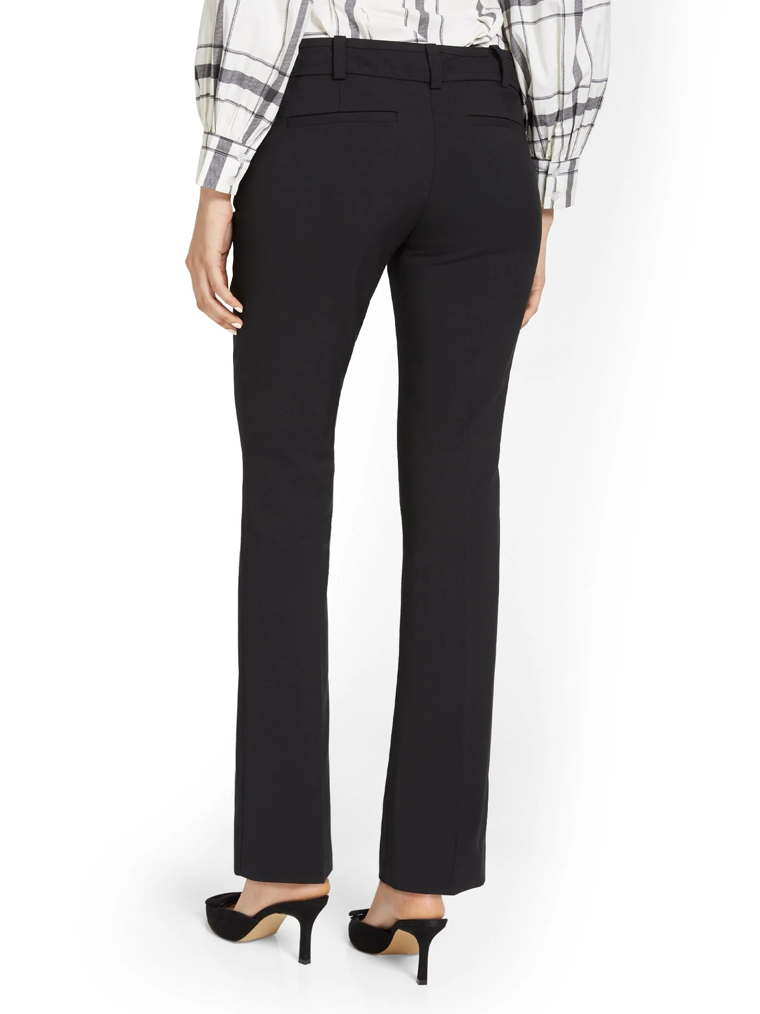 Tall Signature Fit Straight-Leg Pant - All-Season Stretch - 7th Avenue - Image 2