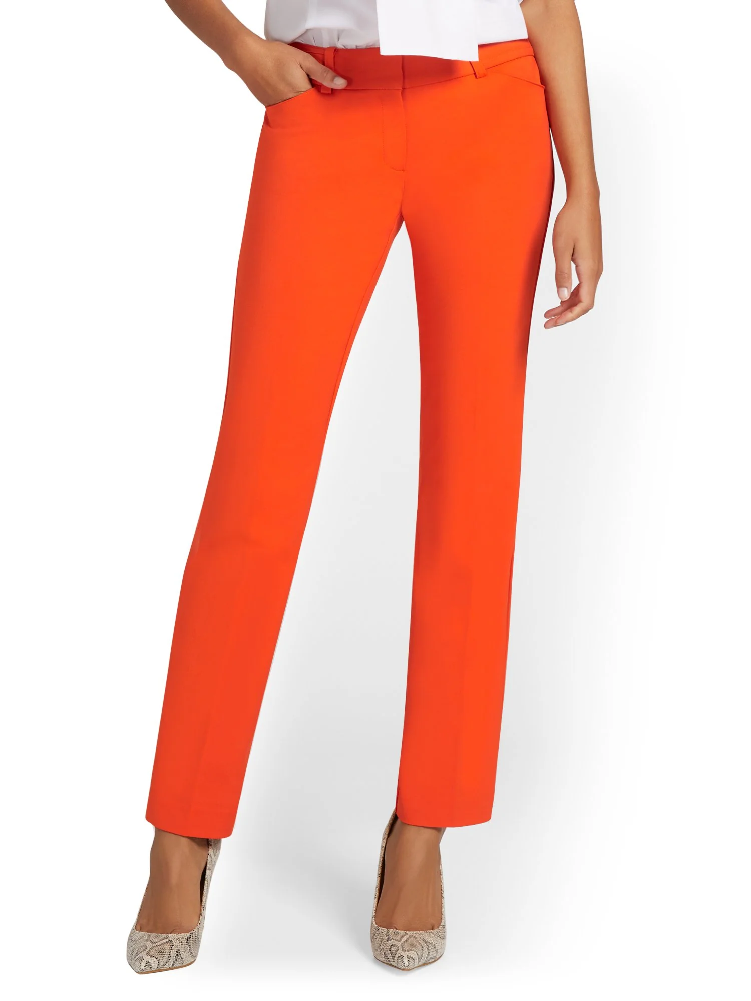 Tall Signature Fit Straight-Leg Pant - All-Season Stretch - 7th Avenue - Image 21