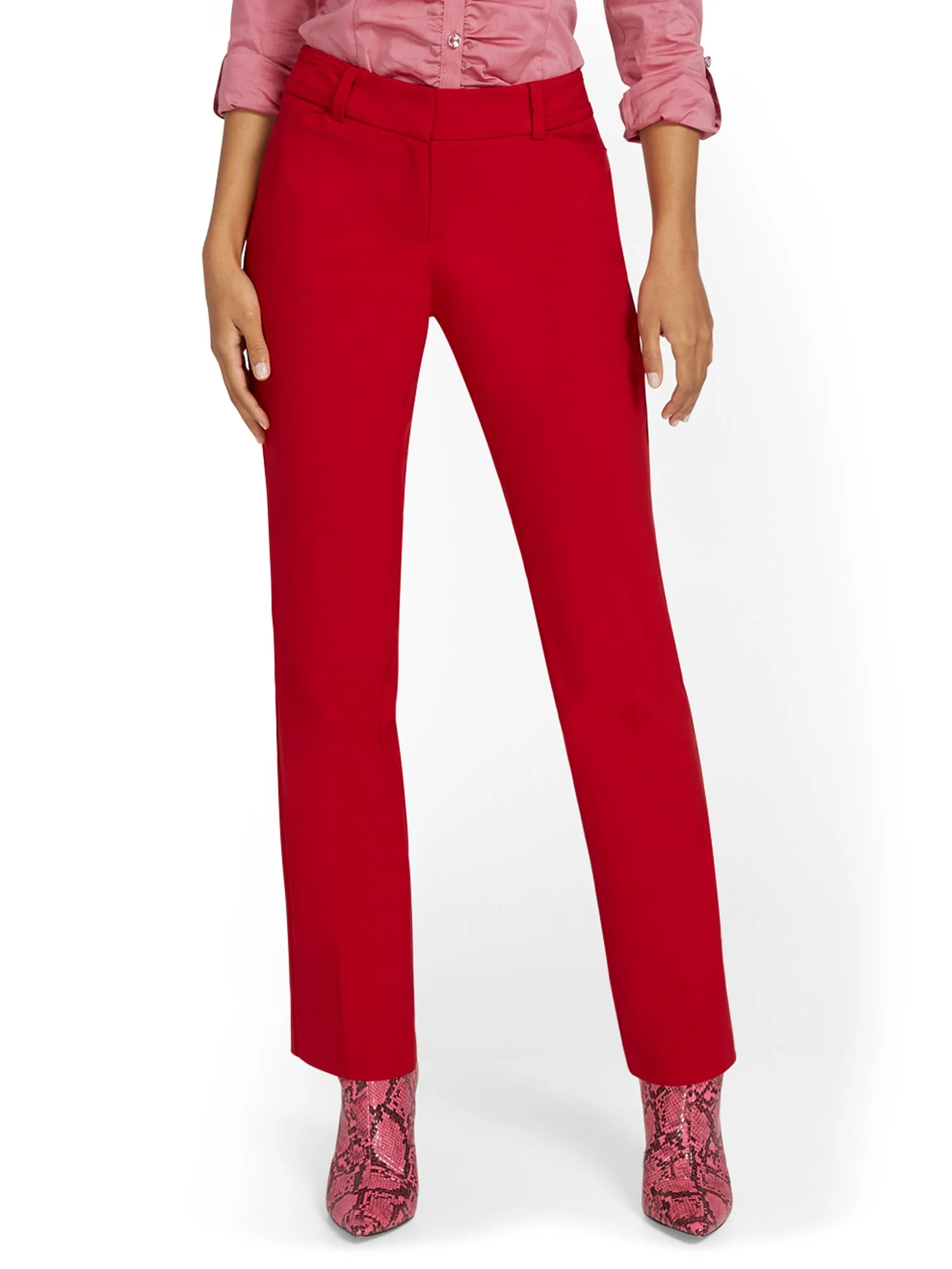 Tall Signature Fit Straight-Leg Pant - All-Season Stretch - 7th Avenue - Image 8