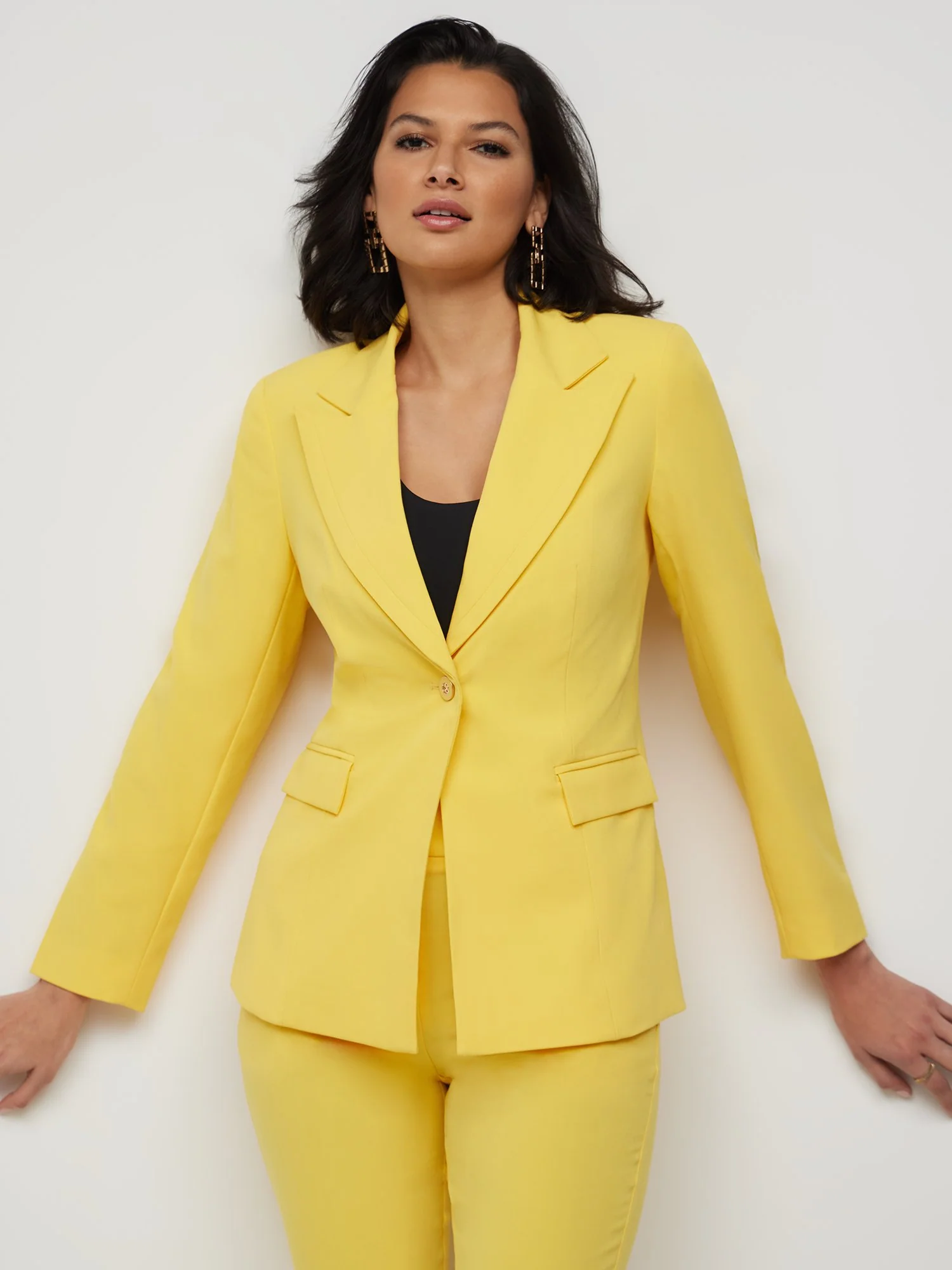 Tall Single-Button Blazer - Essential Stretch - Image 4