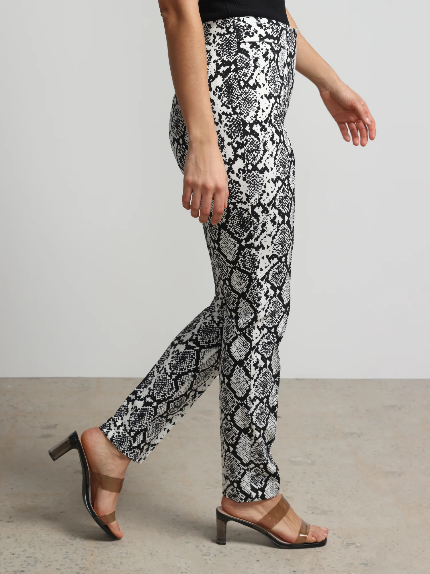 Tall Snake Print High Rise Slim Leg Ankle Pant - Fit To Flatter - Image 2