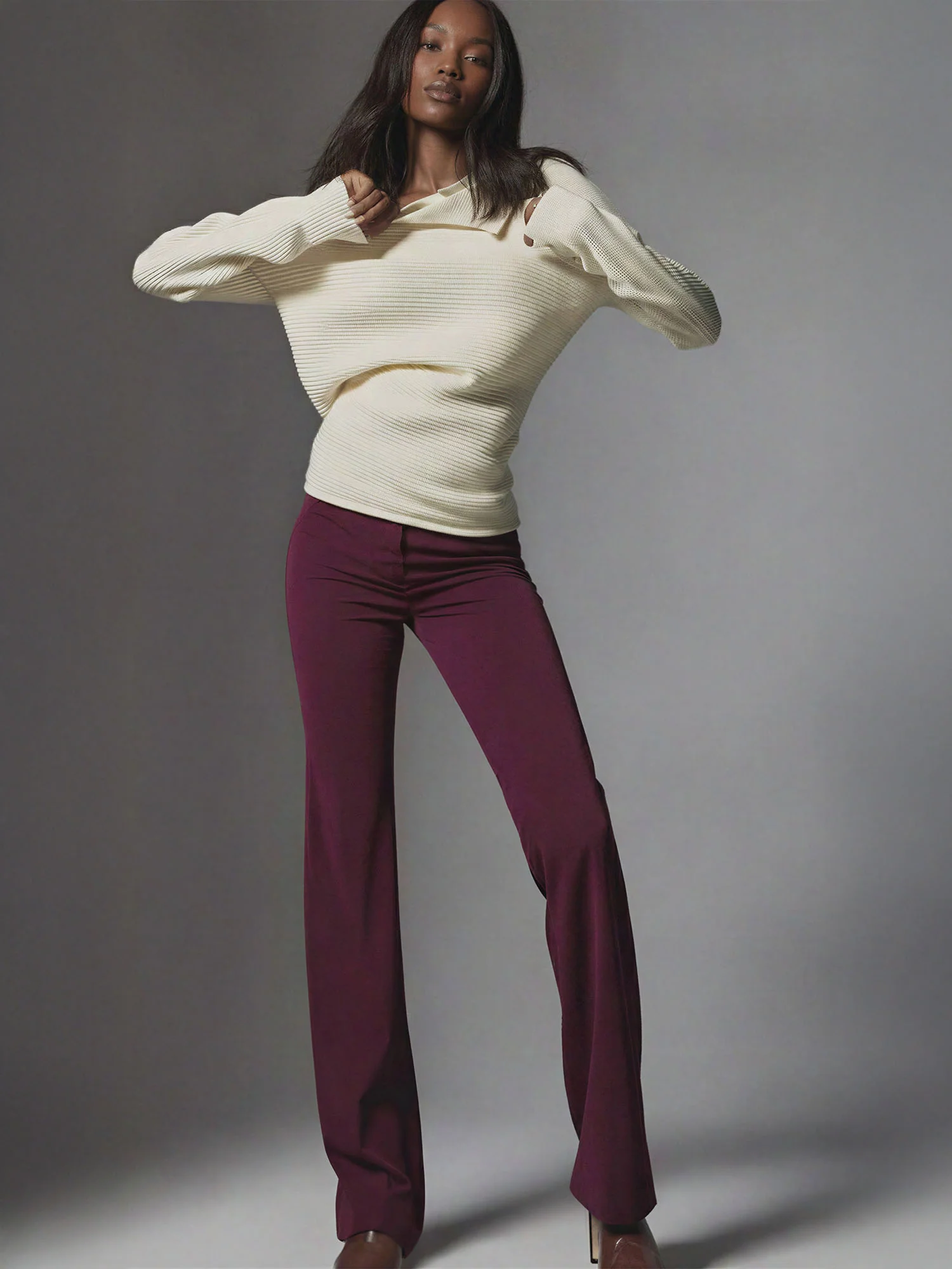 Straight Fit Ponte Pant