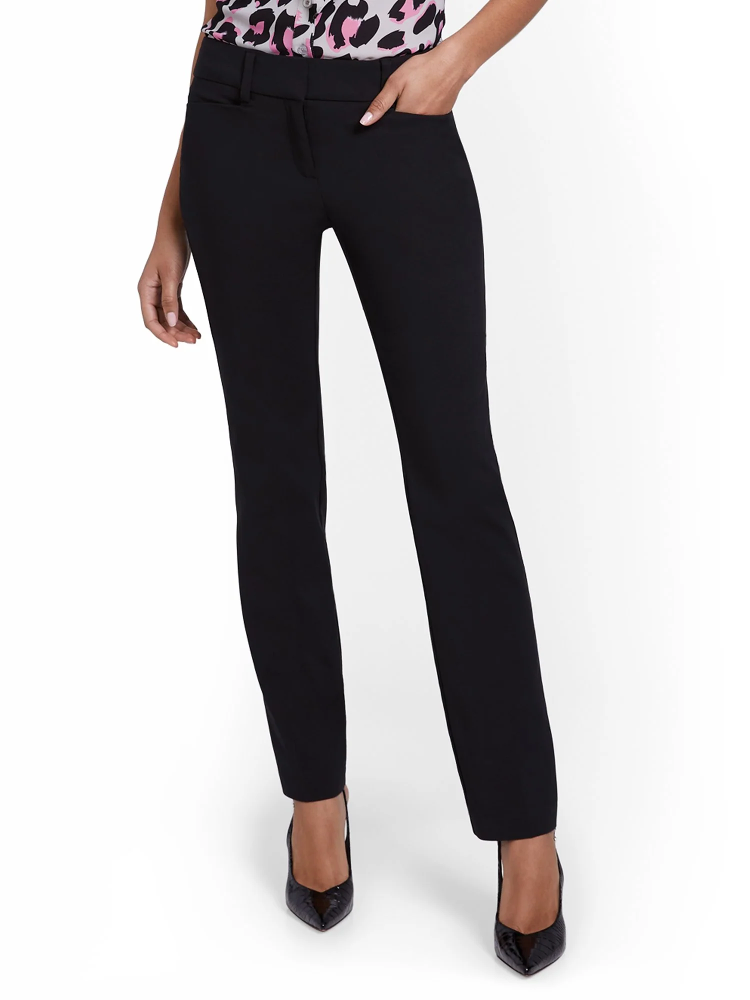 Tall Straight-Leg Pant - All-Season Stretch - 7th Avenue - Image 2