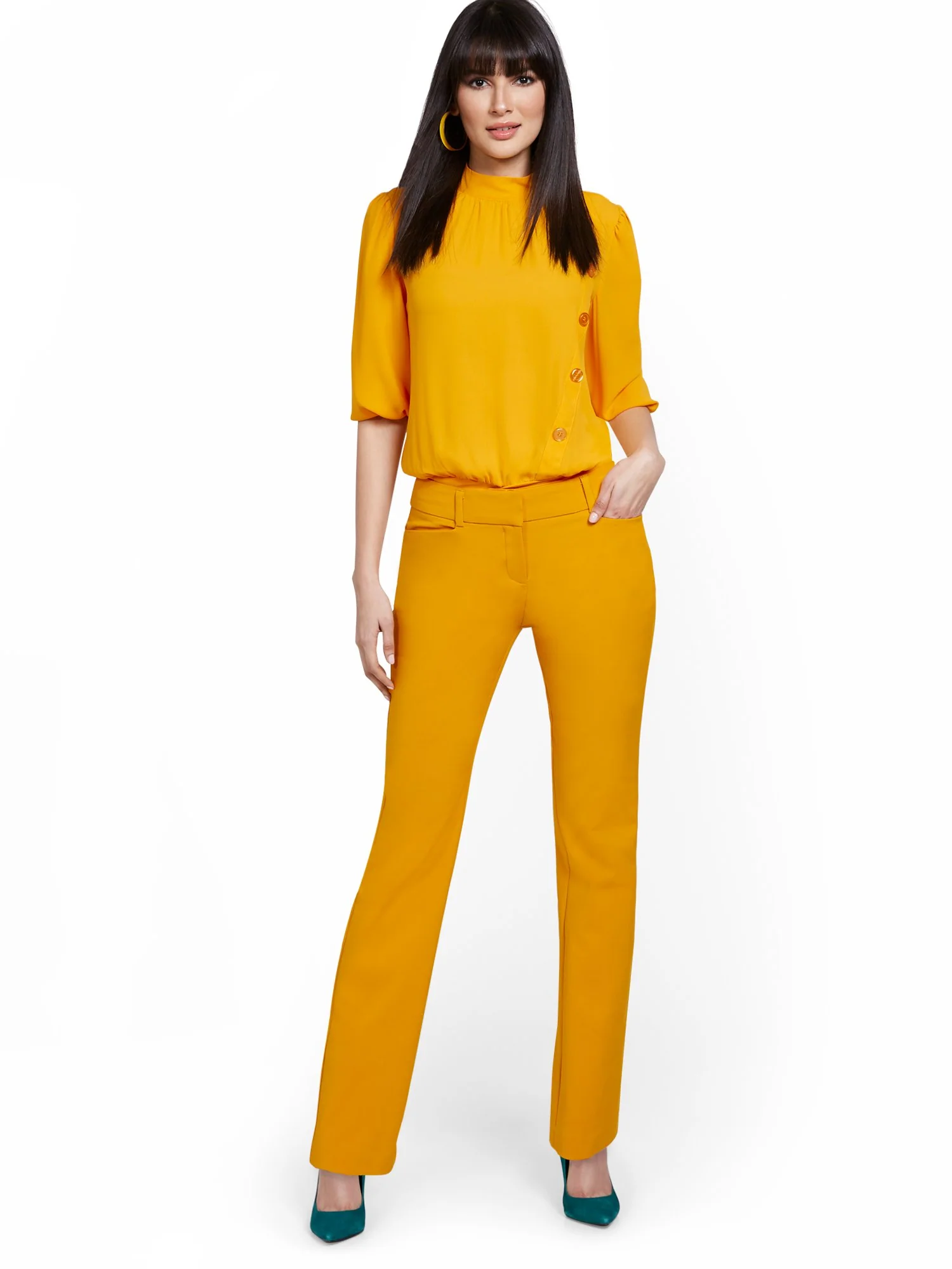 Tall Straight-Leg Pant - All-Season Stretch - 7th Avenue - Image 23