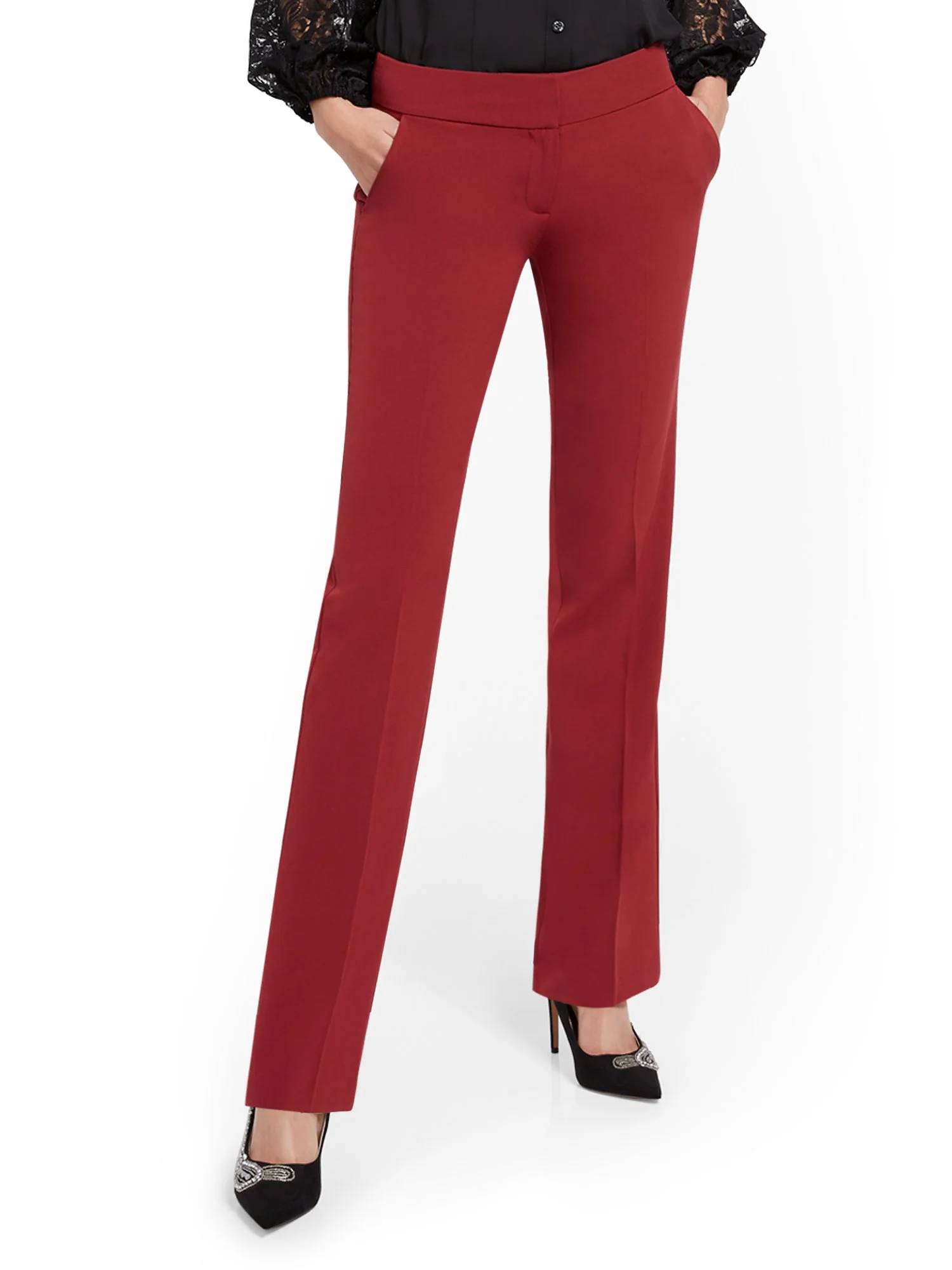 Tall Straight-Leg Pant - Essential Stretch - 7th Avenue - Image 18