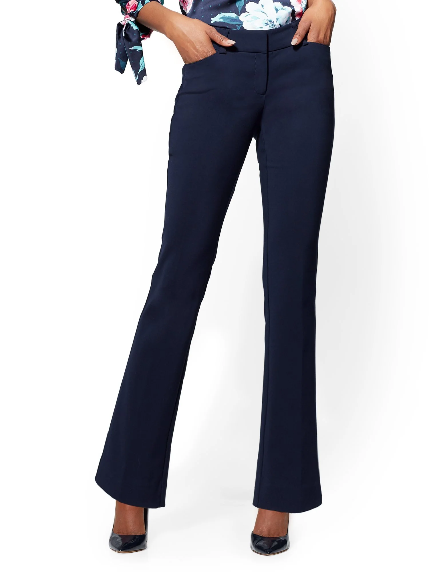 Tall Straight-Leg Pant - Signature Fit - All-Season Stretch - 7th Avenue - Image 15