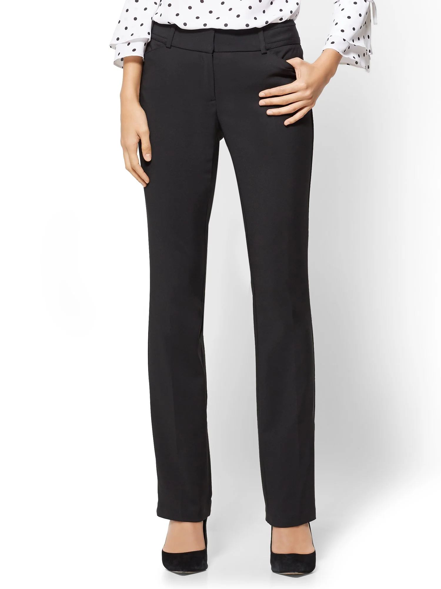 Tall Straight-Leg Pant - Signature Fit - All-Season Stretch - 7th Avenue - Image 2