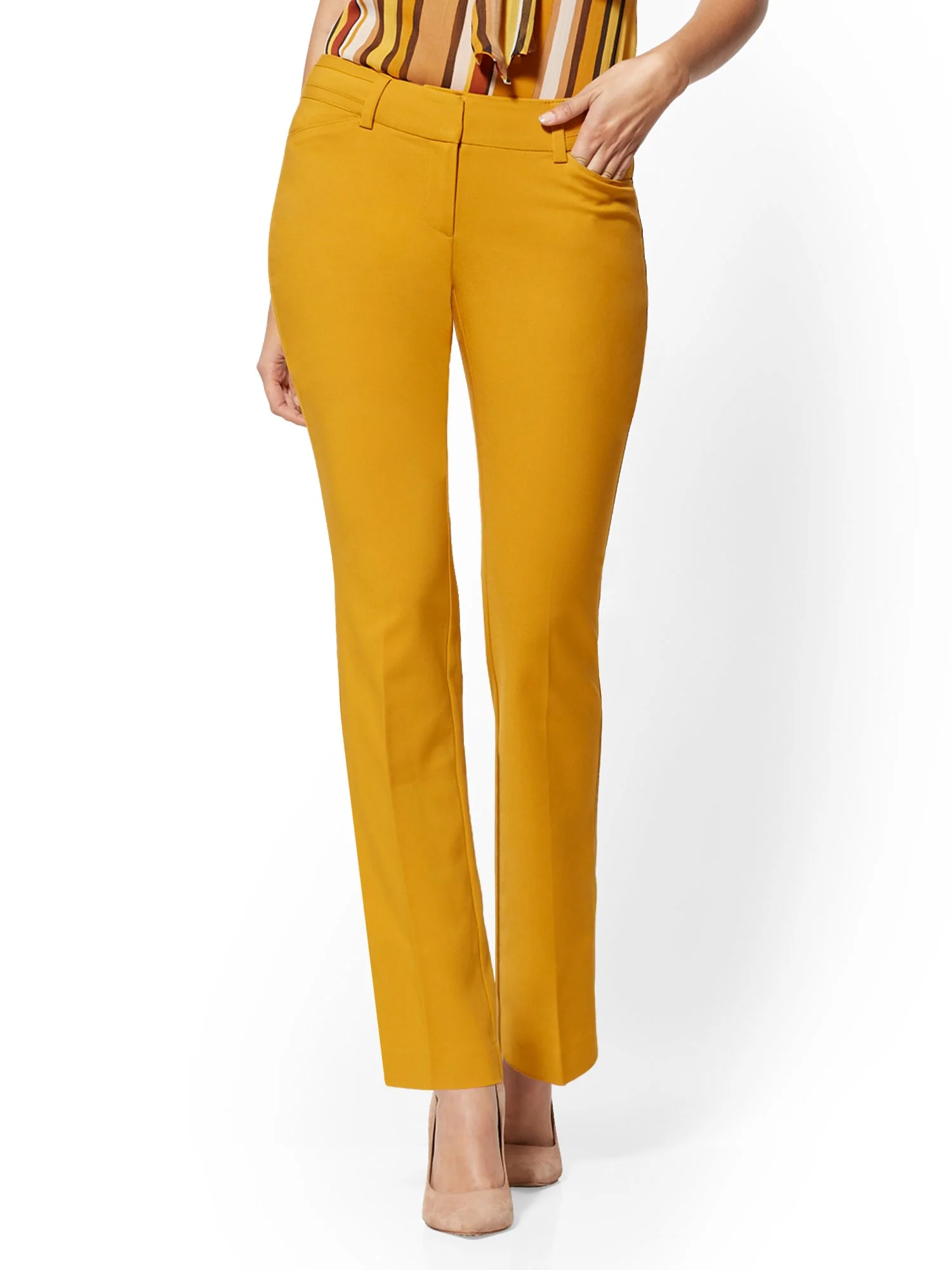 Tall Straight-Leg Pant - Signature Fit - All-Season Stretch - 7th Avenue - Image 24