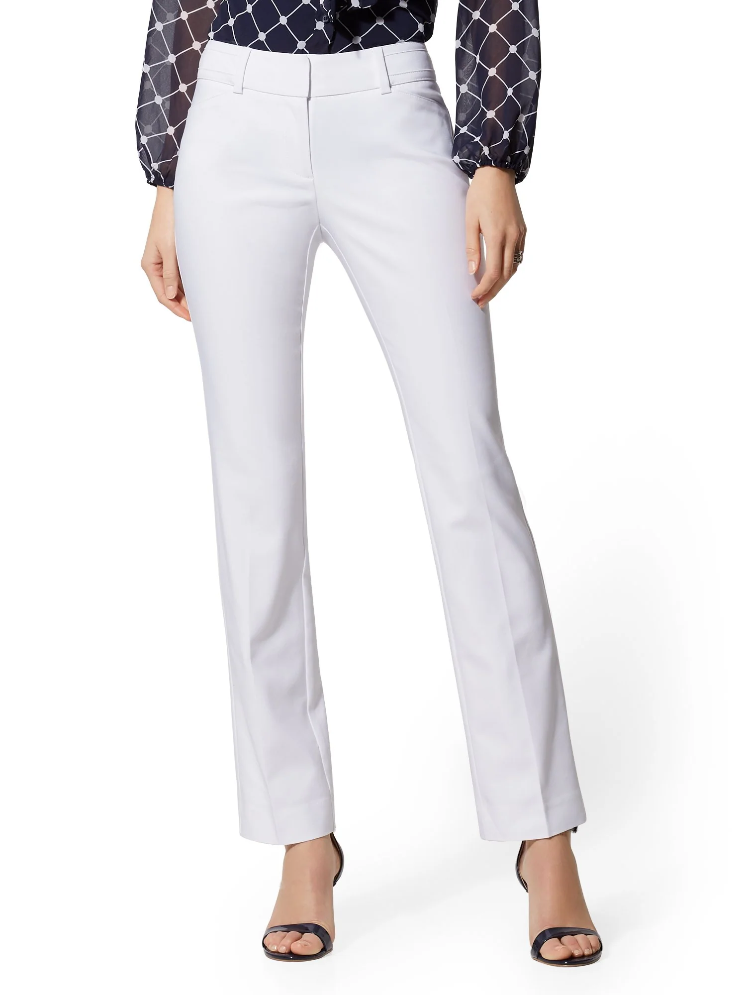 Tall Straight-Leg Pant - Signature Fit - All-Season Stretch - 7th Avenue - Image 5