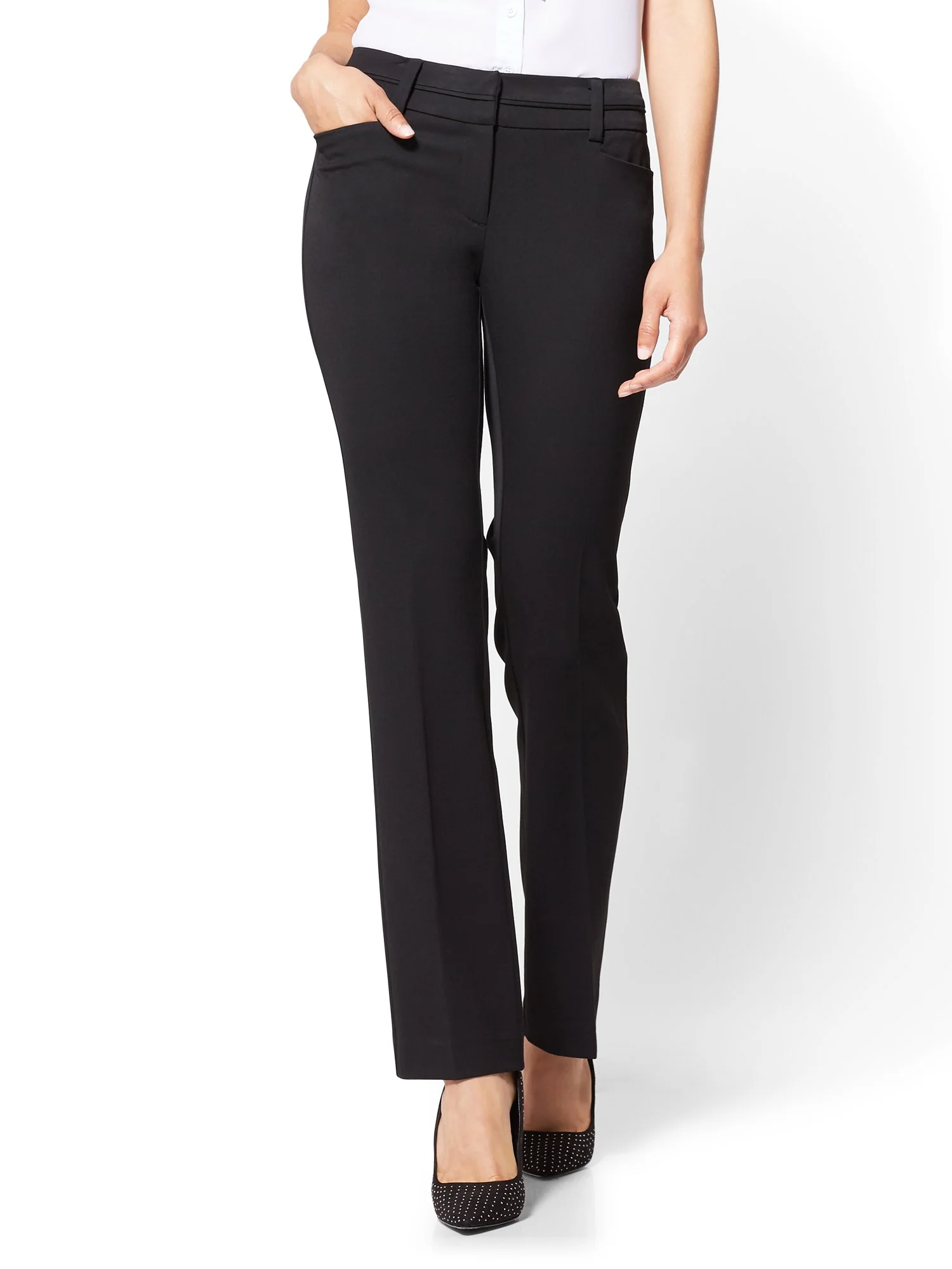 Tall Straight-Leg Pant - Signature Fit - Superstretch - 7th Avenue