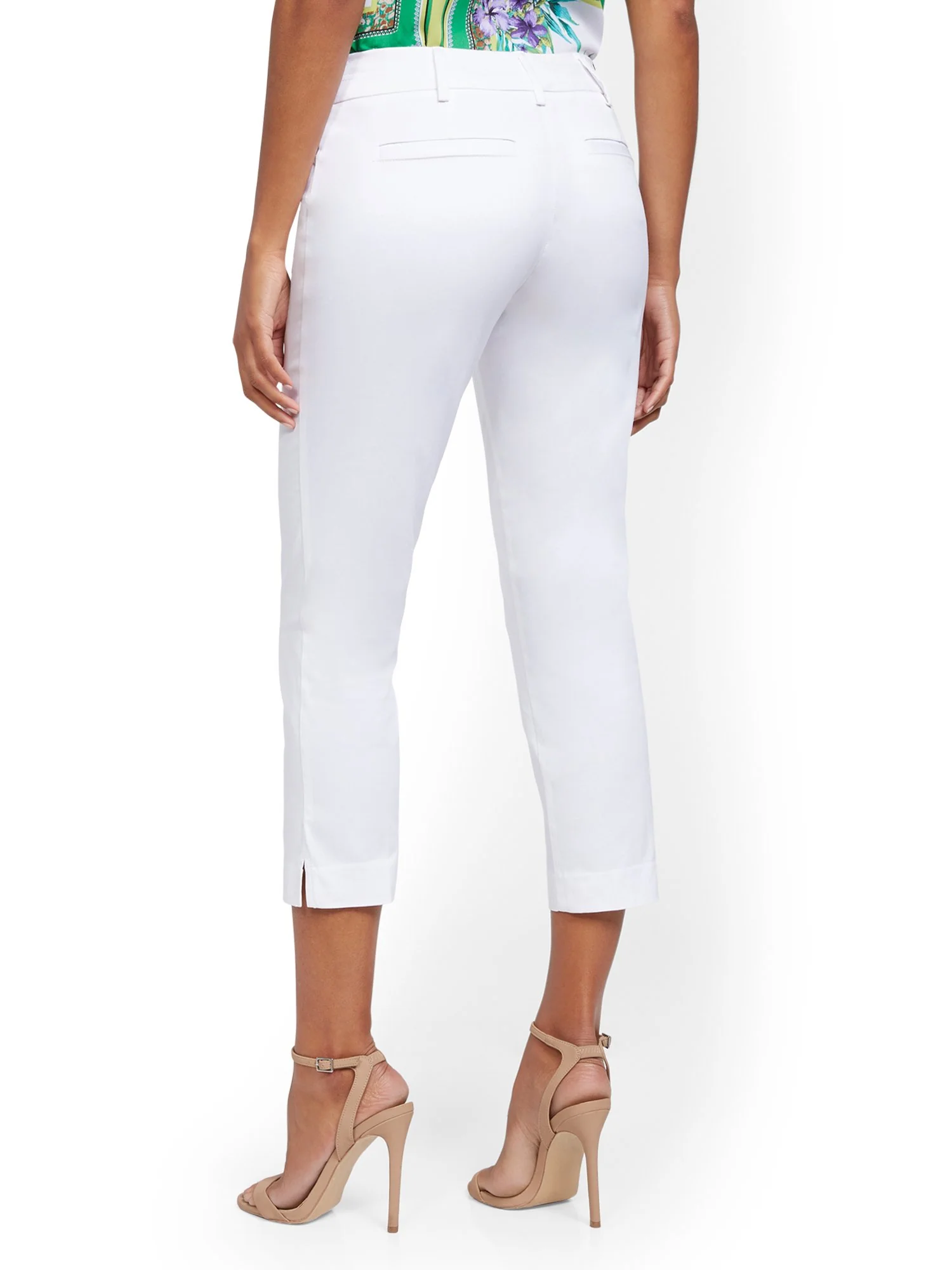 Tall White Capri Pant - 7th Avenue - Image 3