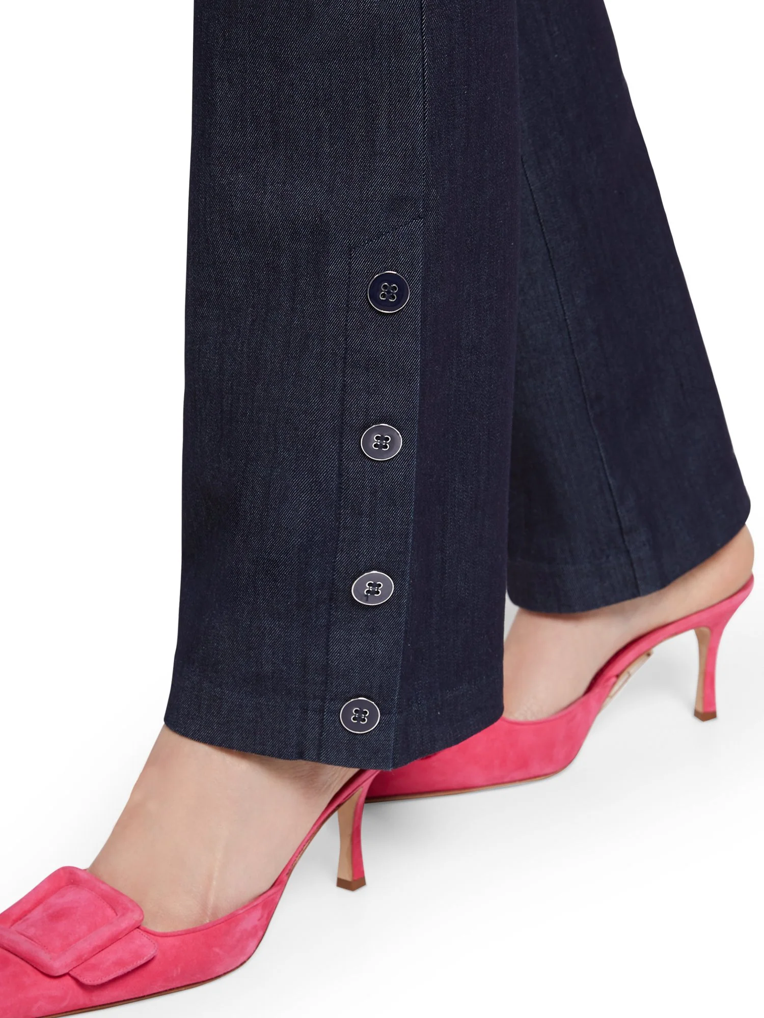 Tall Whitney High-Waisted Pull-On Barely Bootcut Pant - Navy - Image 4