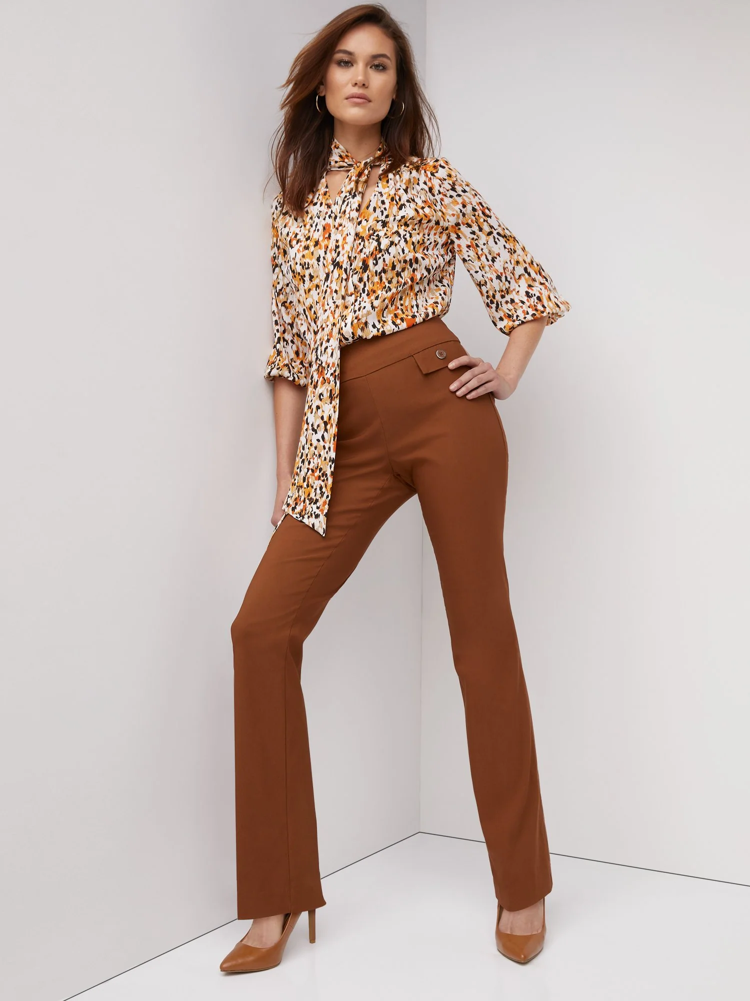 Tall Whitney High-Waisted Pull-On Bootcut Pant - Image 6