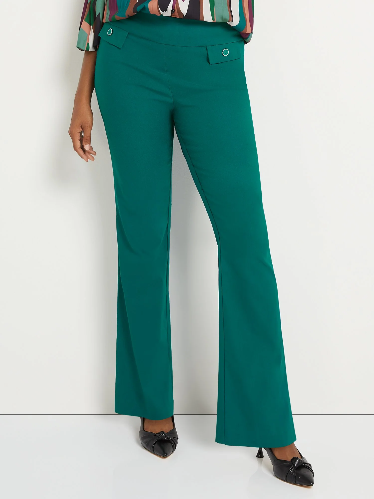 Tall Whitney High-Waisted Pull-On Bootcut Pant - Image 9