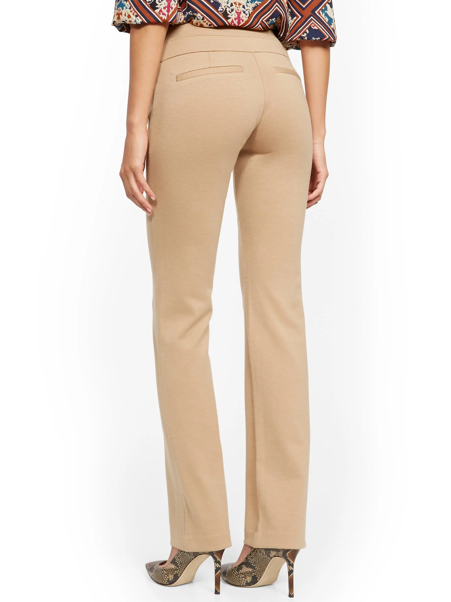 Tall Whitney High-Waisted Pull-On Bootcut Pant - Ponte - 7th Avenue - Image 3