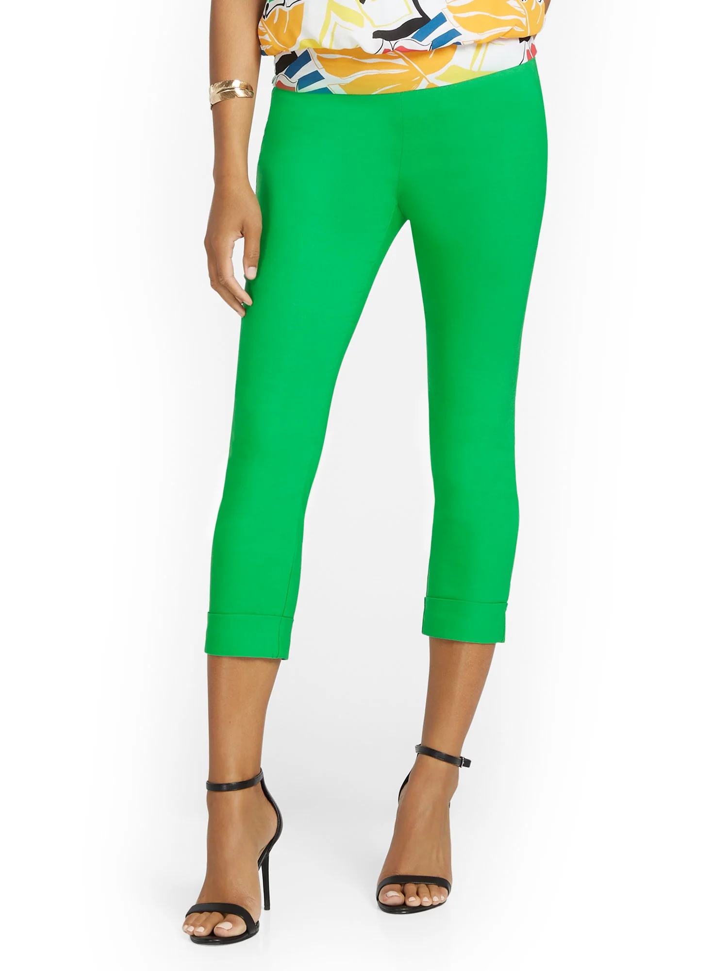 Tall Whitney High-Waisted Pull-On Slim-Leg Capri Pant - Image 16