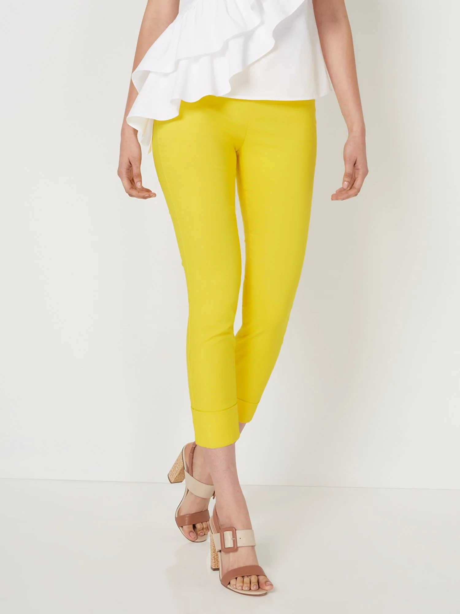 Tall Whitney High-Waisted Pull-On Slim-Leg Capri Pant - Image 24