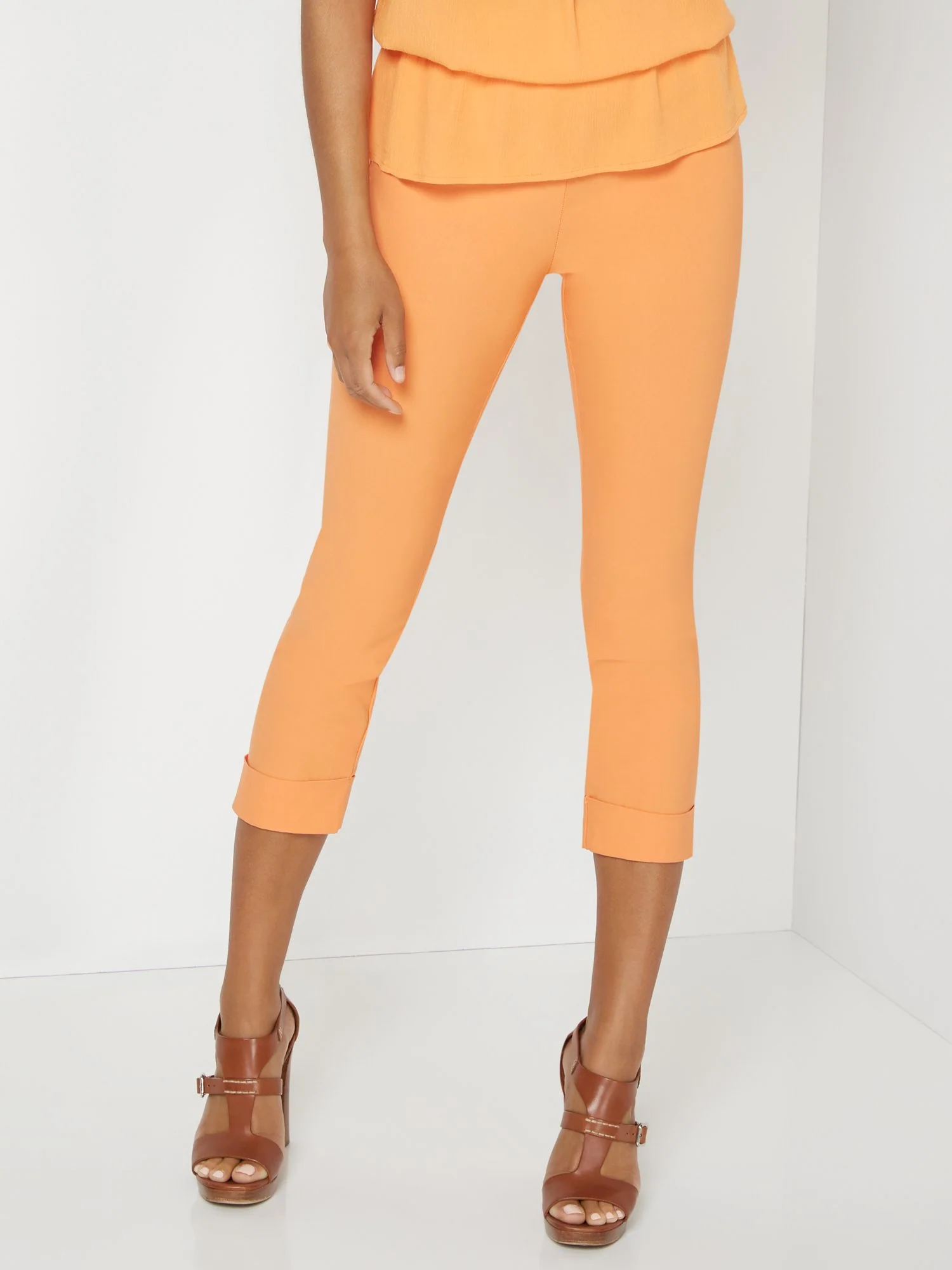 Tall Whitney High-Waisted Pull-On Slim-Leg Capri Pant - Image 27