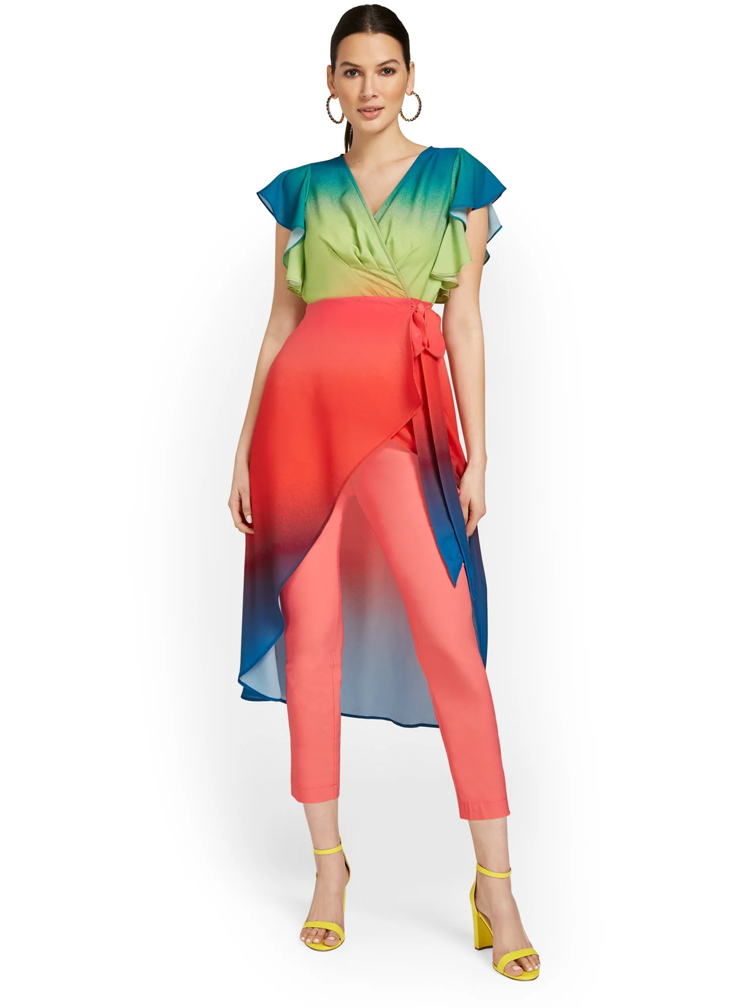 Tall Whitney High-Waisted Pull-On Slim-Leg Capri Pant - Image 7