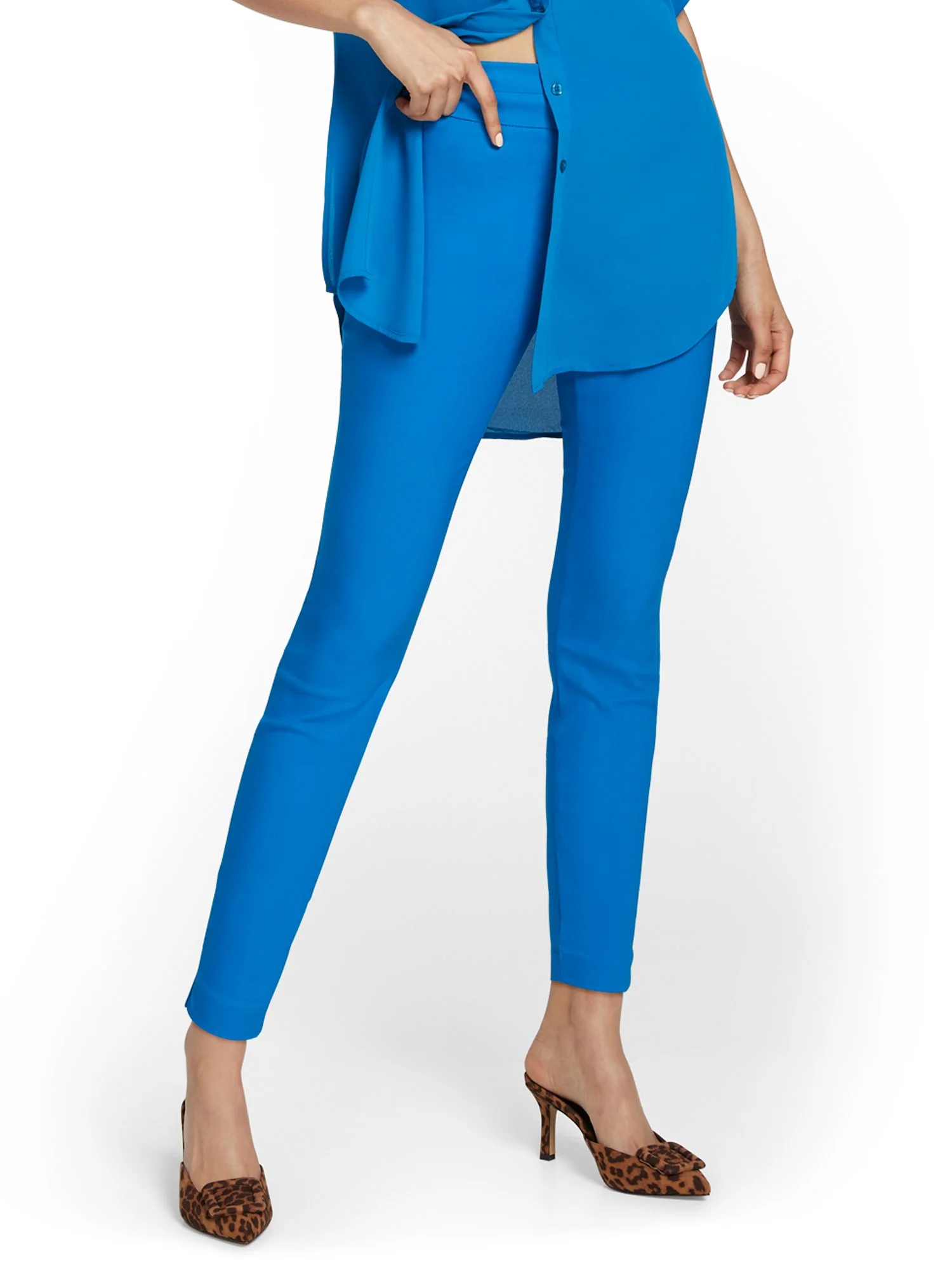 Tall Whitney High-Waisted Pull-On Slim-Leg Pant - Image 10
