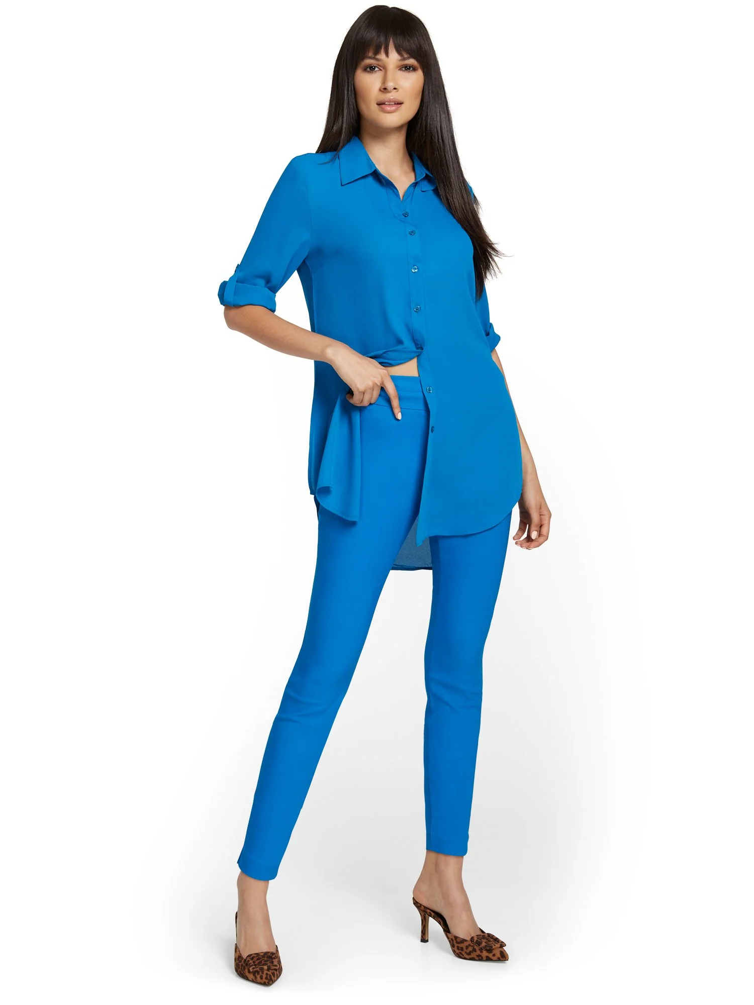 Tall Whitney High-Waisted Pull-On Slim-Leg Pant - Image 11