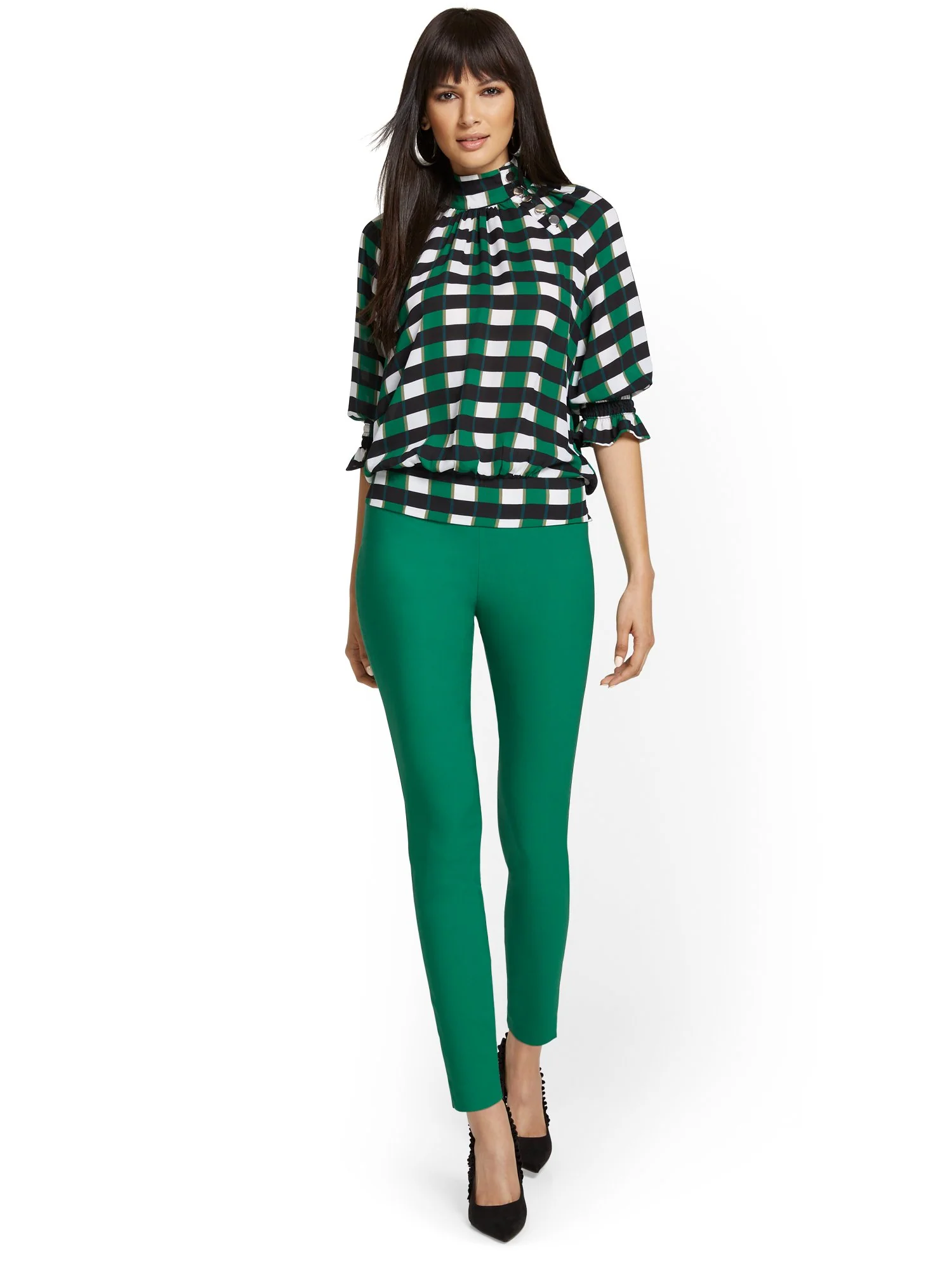 Tall Whitney High-Waisted Pull-On Slim-Leg Pant - Image 17