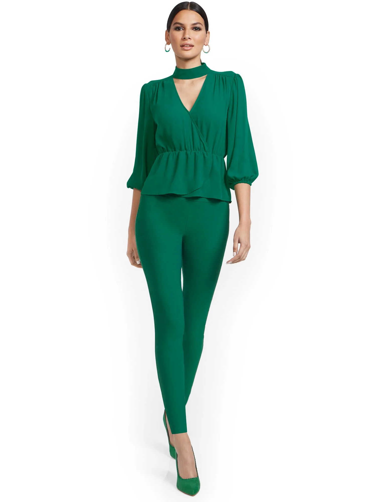Tall Whitney High-Waisted Pull-On Slim-Leg Pant - Image 13