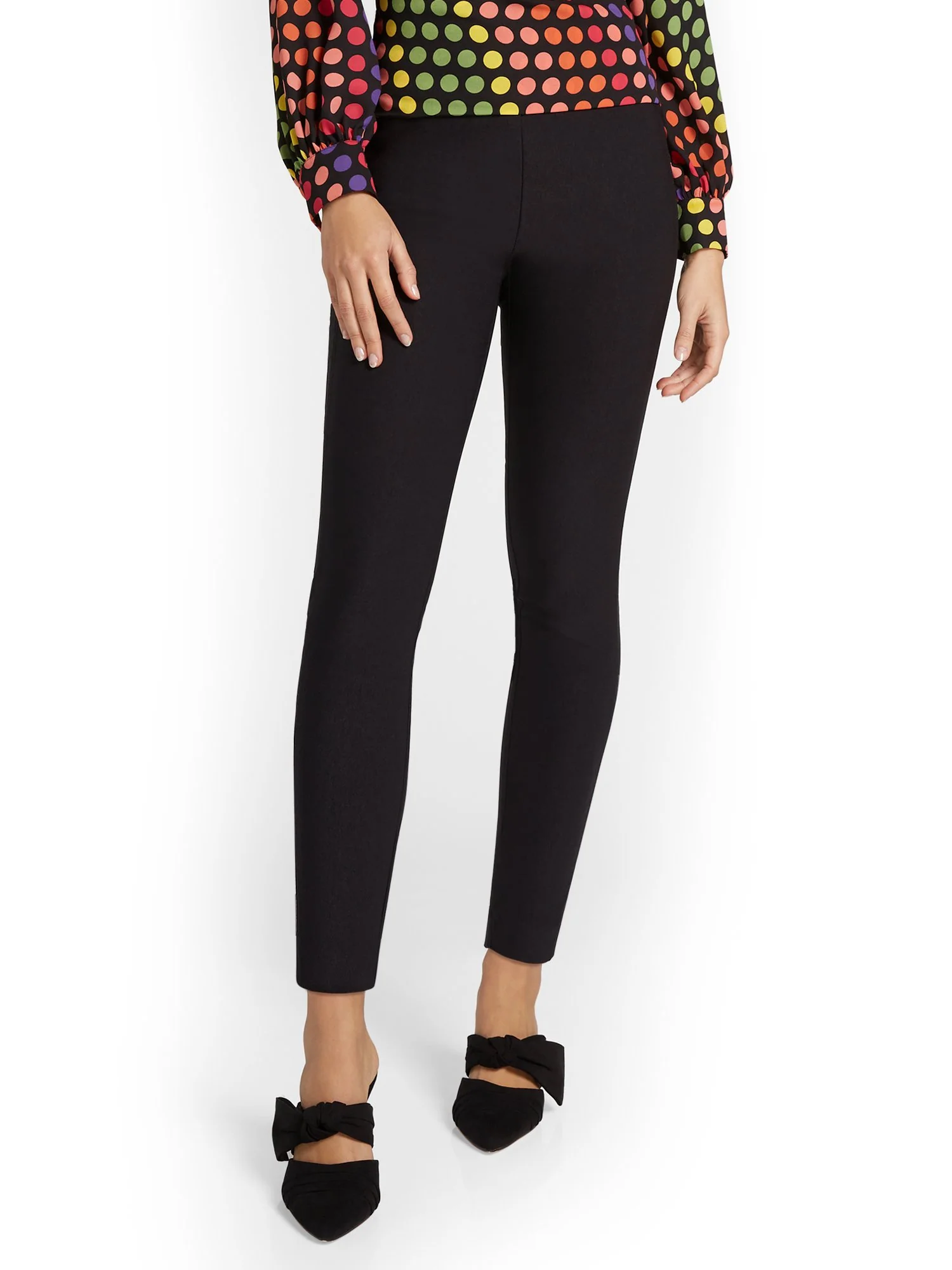 Tall Whitney High-Waisted Tummy Control Pull-On Slim-Leg Ankle Pant - Image 2
