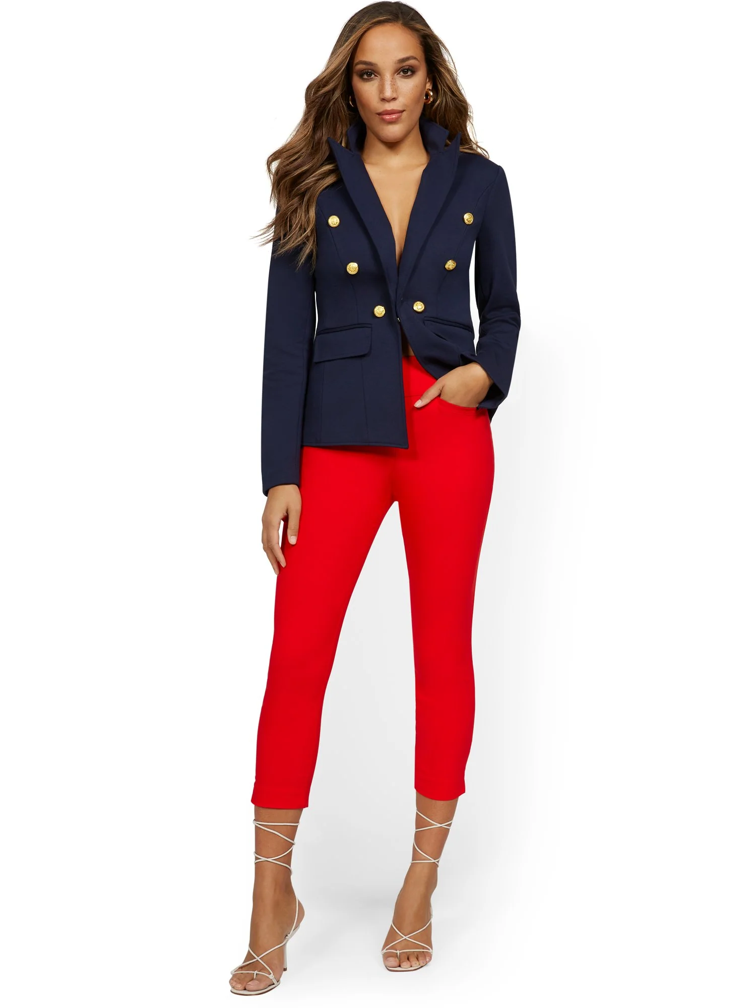 Tall Whitney High-Waisted Tummy Control Pull-On Slim-Leg Capri Pant - Image 15