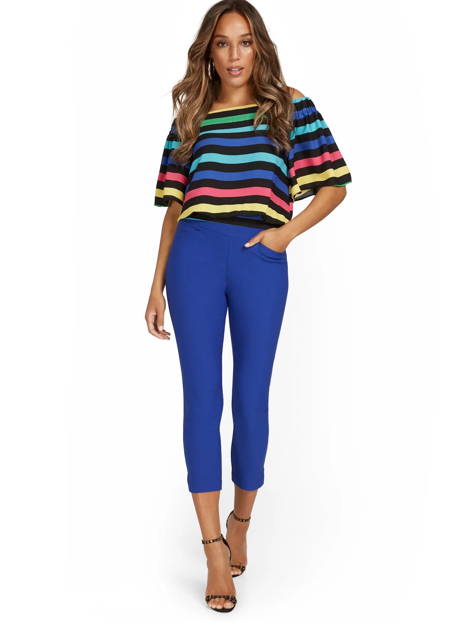 Tall Whitney High-Waisted Tummy Control Pull-On Slim-Leg Capri Pant - Image 19