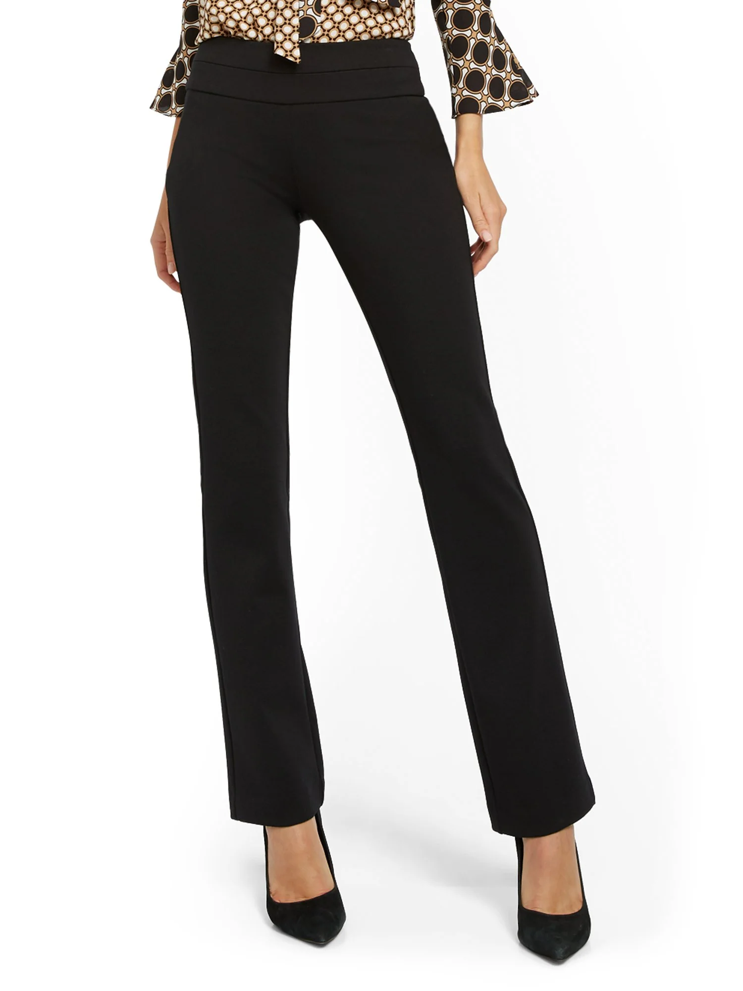 Tall Whitney Pull-On Bootcut Pant - Ponte - 7th Avenue - Image 2